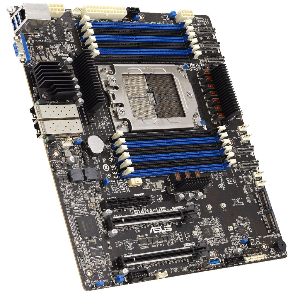 Материнская плата ASUS S14NA-U12 LGA4844 CEB 12xDDR5 2xPCIEx16 PCIEx8 2xM.2 VGA 2x25GLAN