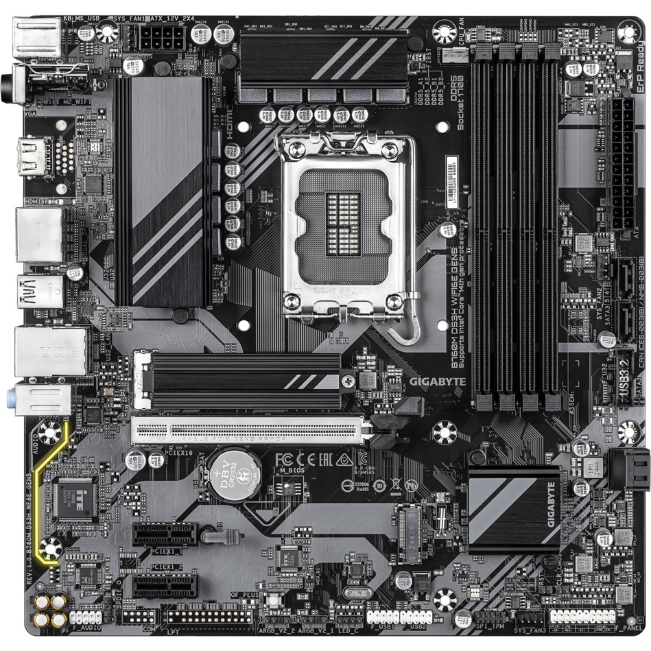 Матиринская плата Gigabyte B760M DS3H WF6E GEN5