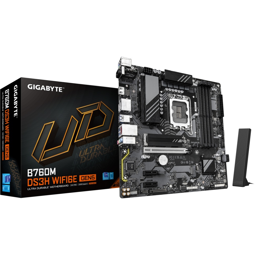 Матиринская плата Gigabyte B760M DS3H WF6E GEN5
