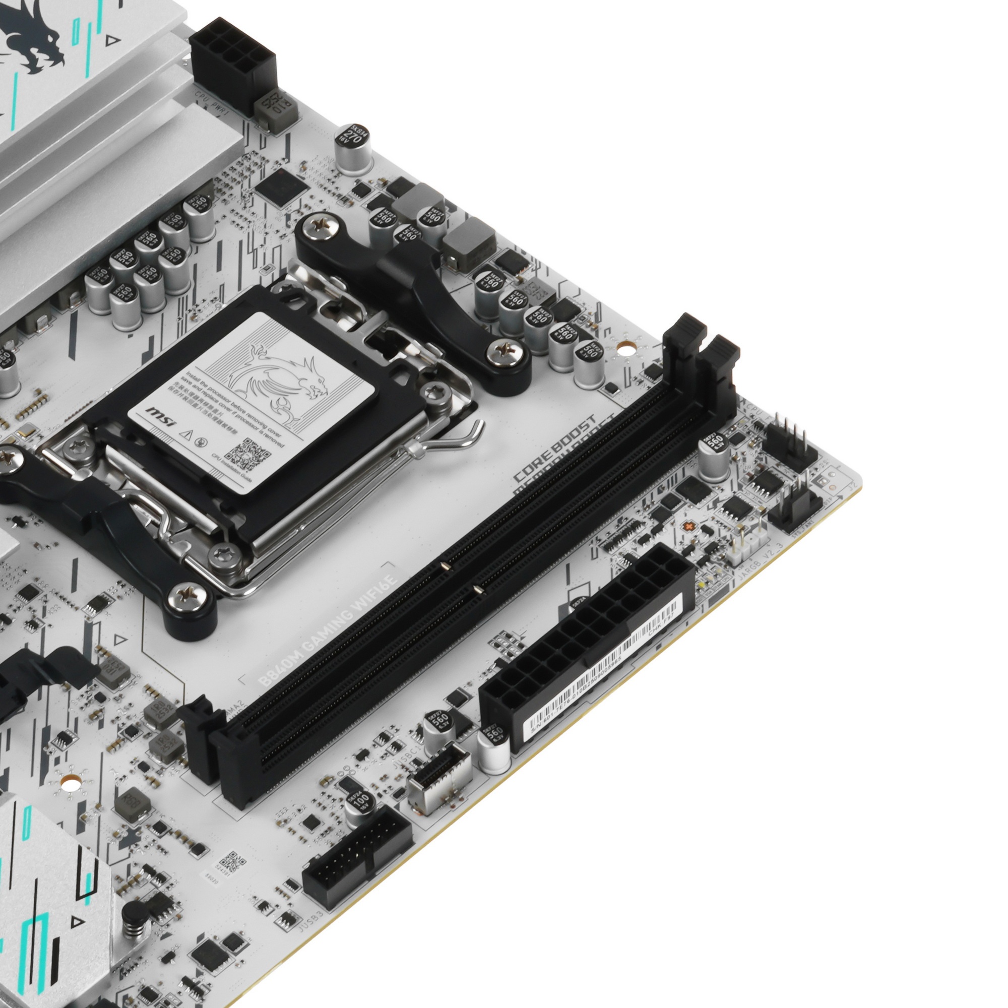 Материнская плата MSI B840M GAMING WIFI6E, AM5, AMD B840, 2xDDR5, 4xSATA, 2xM.2, 1xPCIe 4.0 x16, 1xP