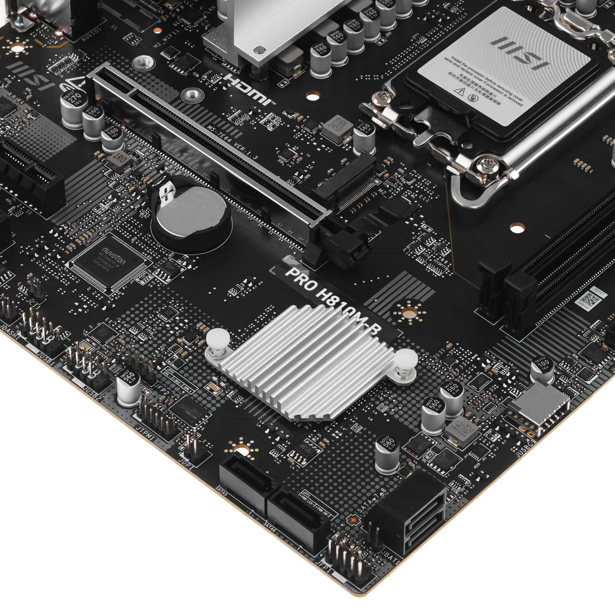Материнская плата MSI PRO H810M-B