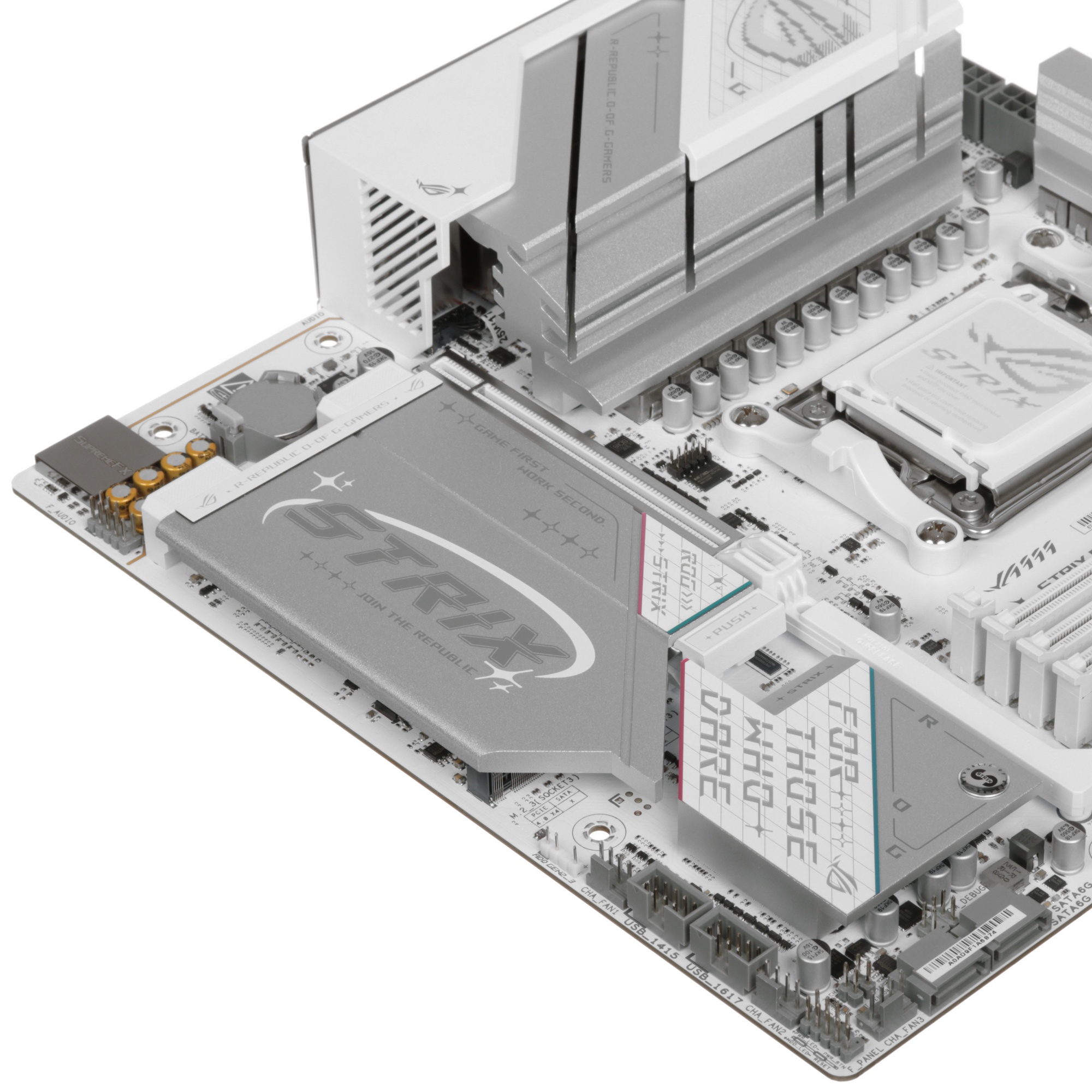Материнская плата Asus ROG STRIX B850-G GAMING WIFI SocketAM5 AMD B850 4xDDR5 mATX AC`97 8ch(7.1) 2.