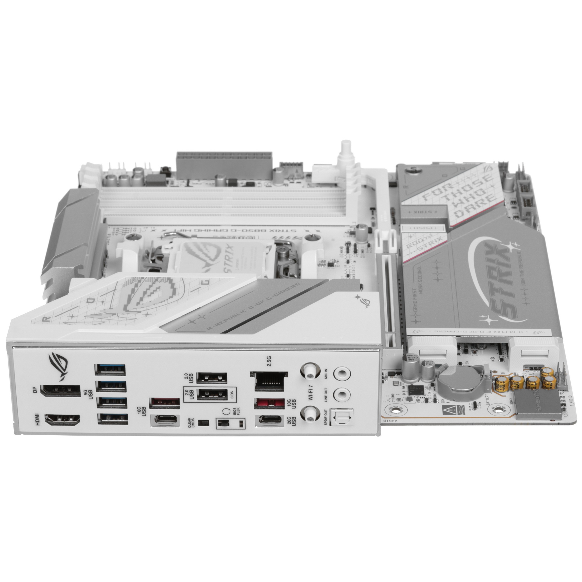 Материнская плата Asus ROG STRIX B850-G GAMING WIFI SocketAM5 AMD B850 4xDDR5 mATX AC`97 8ch(7.1) 2.