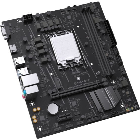 Материнская плата Maxsun MS-Challenger B660M 2.5G B660, LGA1700, 2*DDR4, 1*PCIEx16, 1*PCIEx1, 1*M.2,