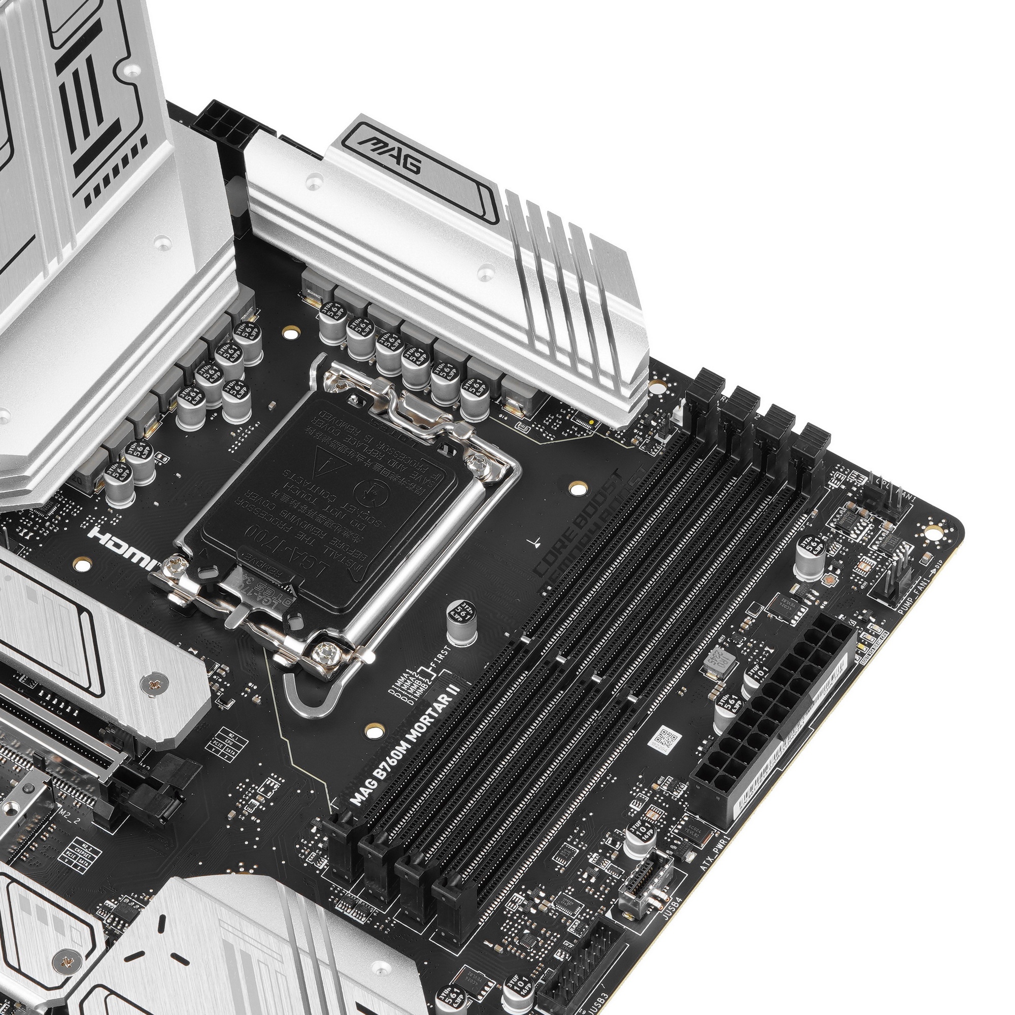 Материнская плата MSI MAG B760M MORTAR II, LGA 1700, Intel B760, 4xDDR5, 4xSATA, 3xM.2, 1xPCIe 5.0 x