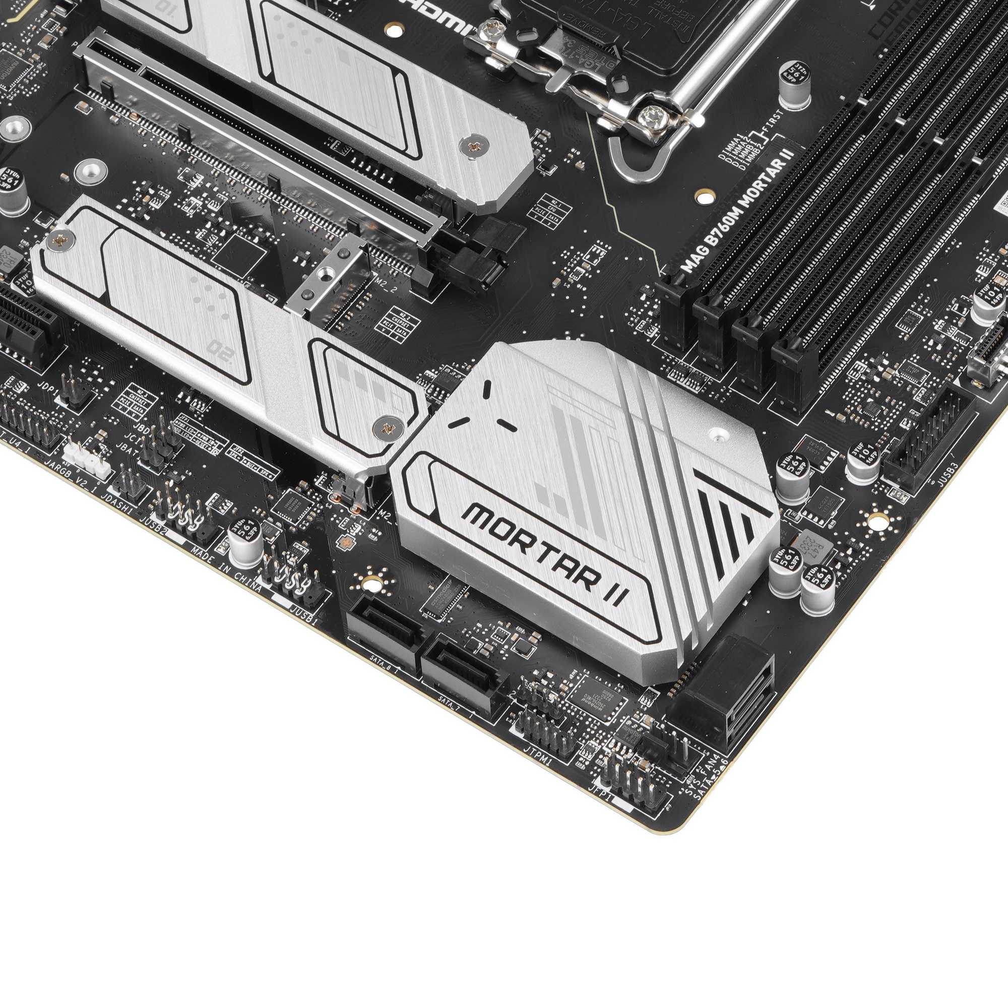 Материнская плата MSI MAG B760M MORTAR II, LGA 1700, Intel B760, 4xDDR5, 4xSATA, 3xM.2, 1xPCIe 5.0 x