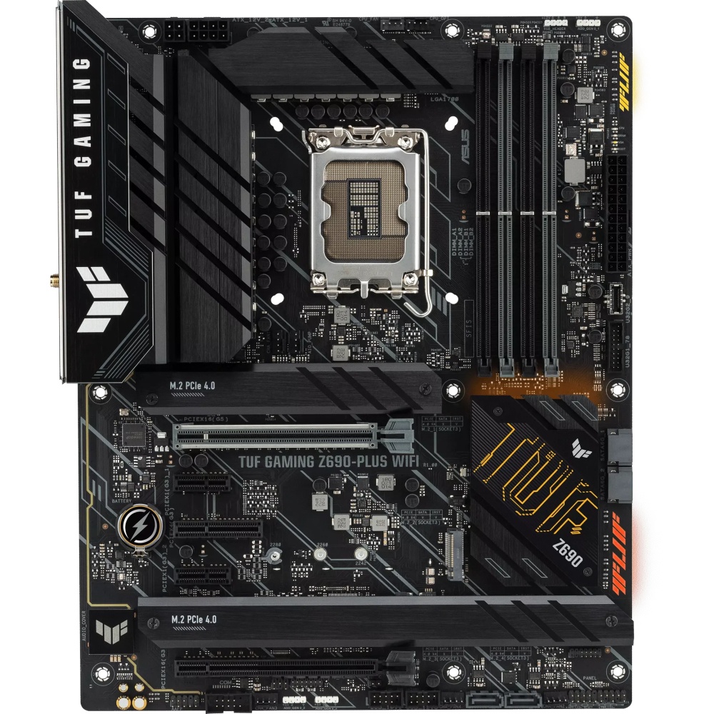 Материнская плата ASUS TUF GAMING Z690-PLUS WIFI, LGA1700, Z690, 4*DDR5, DP+HDMI, CrossFireX, SATA3