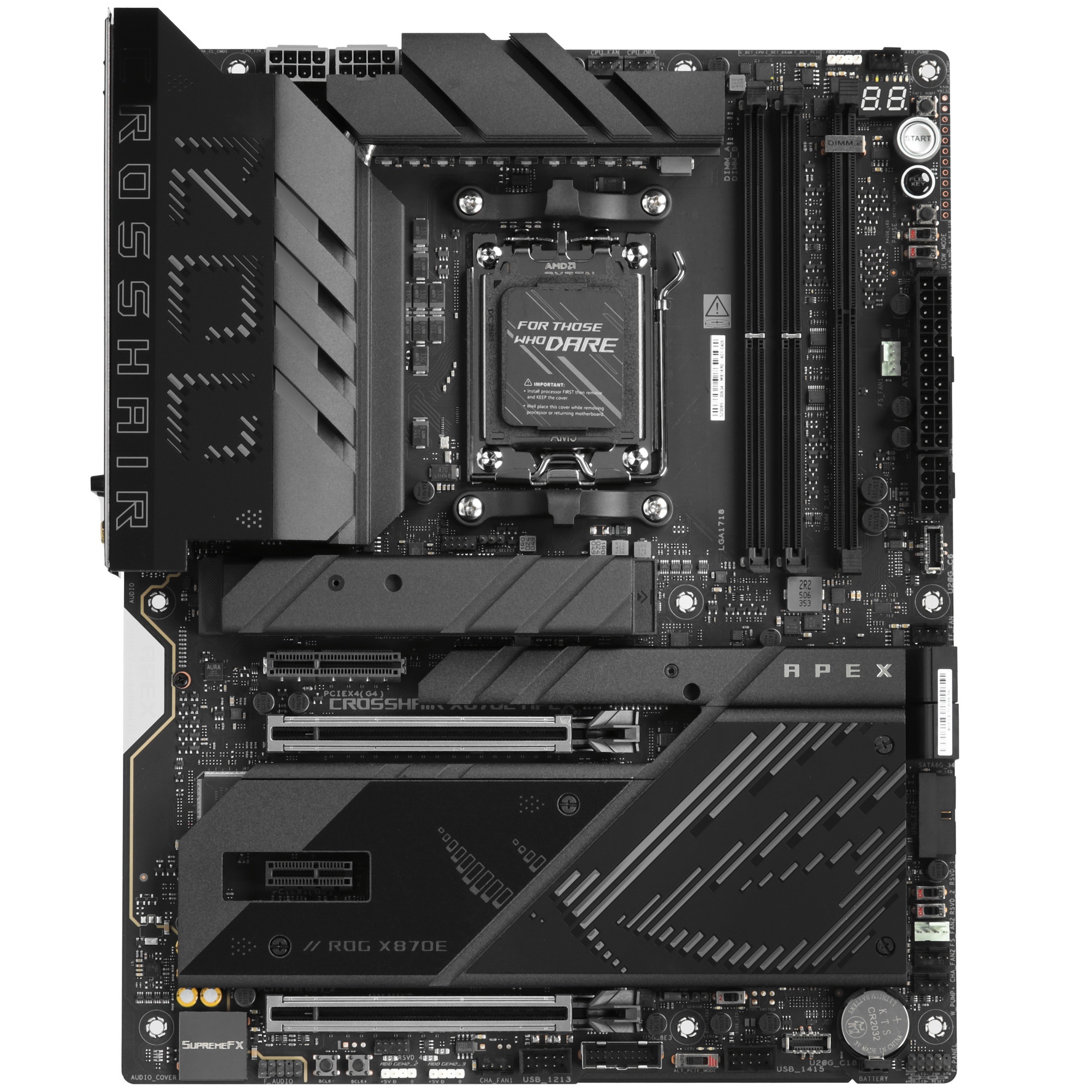 Материнская плата Asus ROG CROSSHAIR X870E APEX SocketAM5 AMD X870E 2xDDR5 ATX AC`97 8ch(7.1) 5Gigab