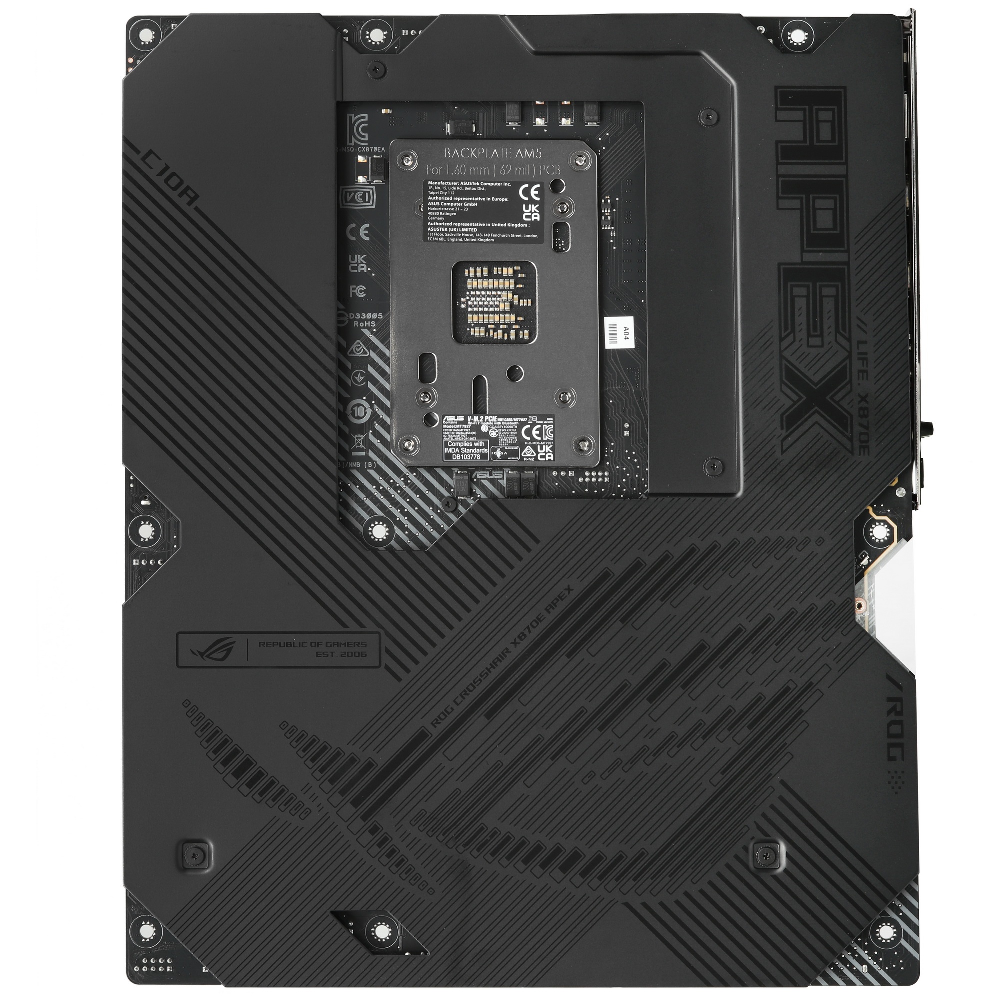 Материнская плата Asus ROG CROSSHAIR X870E APEX SocketAM5 AMD X870E 2xDDR5 ATX AC`97 8ch(7.1) 5Gigab