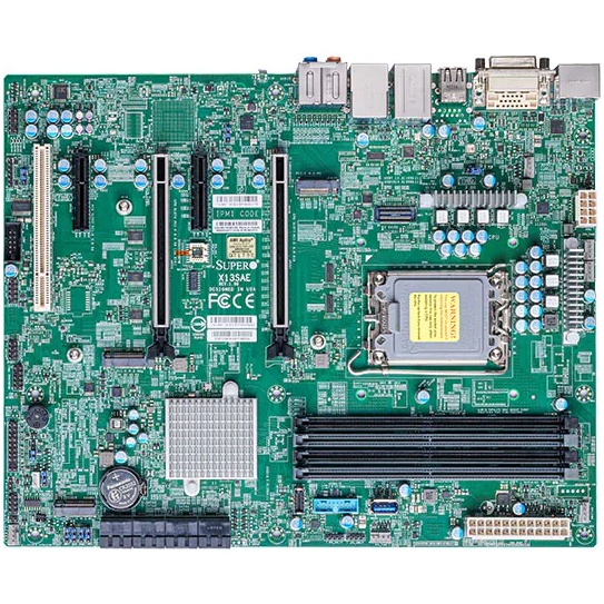 Материнская плата Supermicro MBD-X13SAE-B, сокет LGA1700, Intel W680, DDR5 2xPCIe 5.0 x16, 3xM.2, 2x