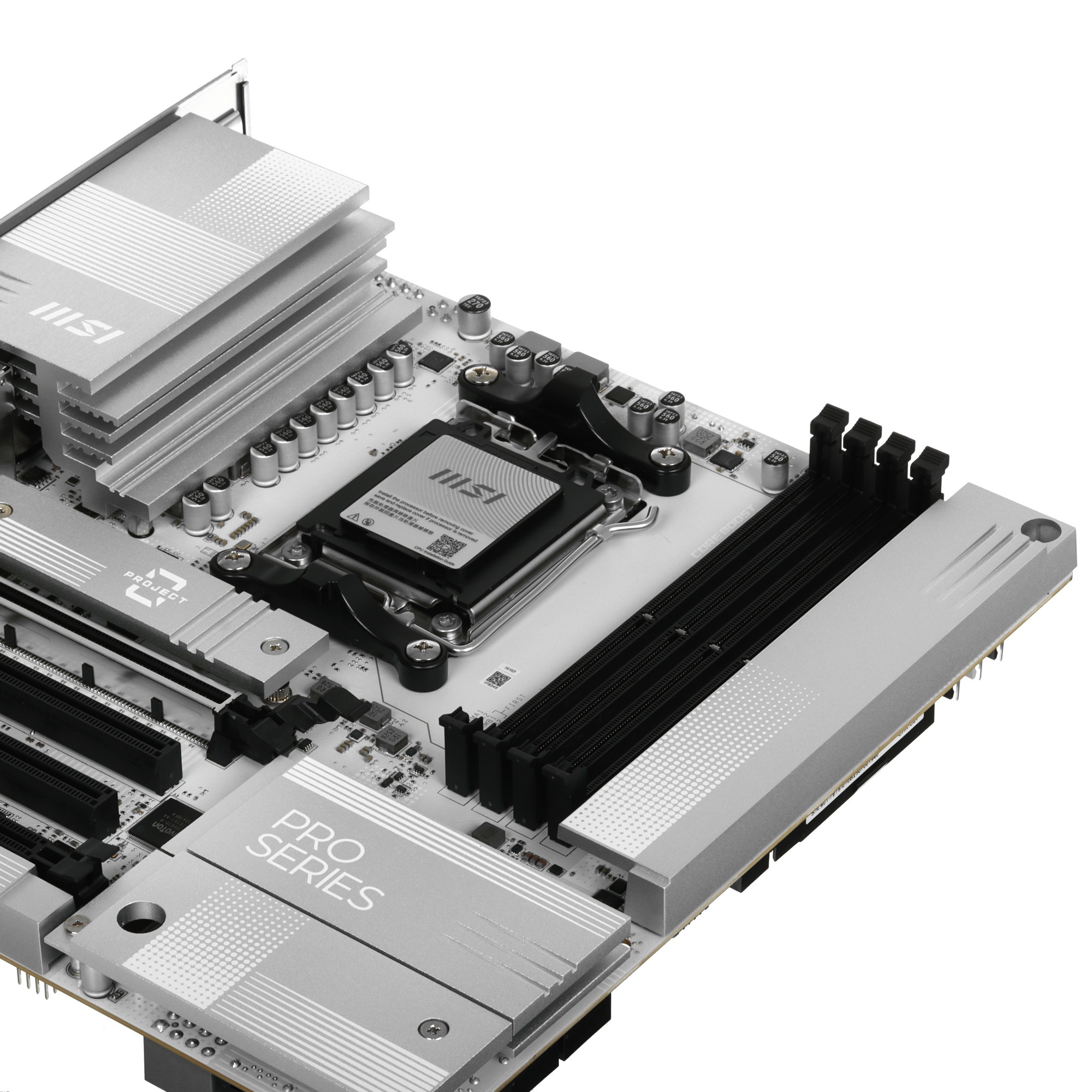 Материнская плата MSI PRO B850M-A WIFI PZ B850, AM5, 4*DDR5, 4*PCIEx16, 2*M.2, 3*TypeC, 3*USB3.2Gen2