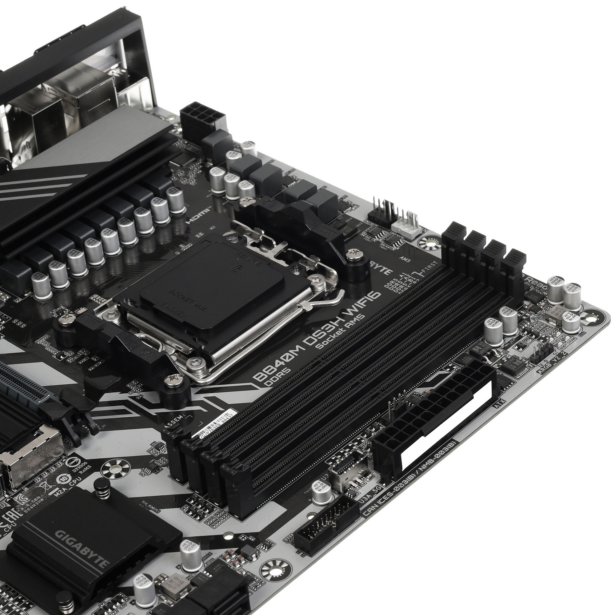 Материнская плата Gigabyte B840M DS3H WF6