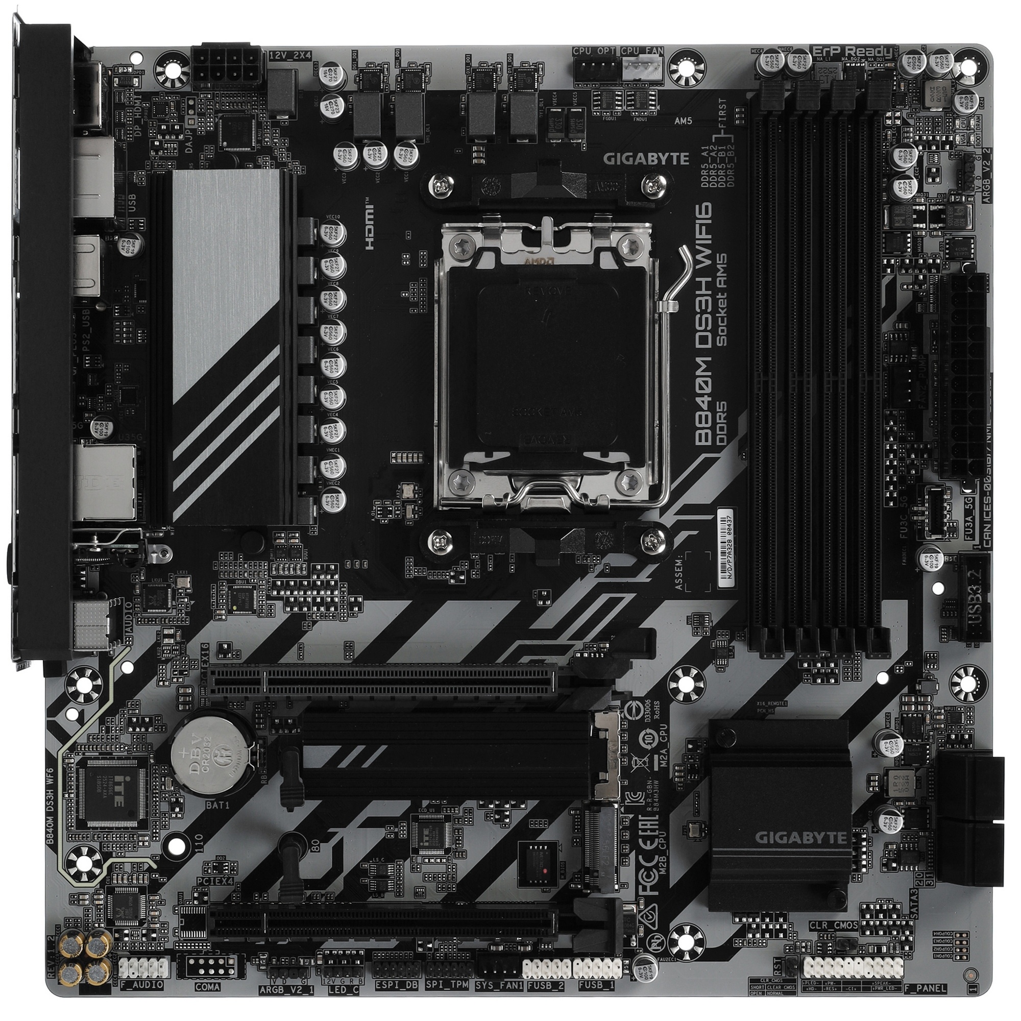Материнская плата Gigabyte B840M DS3H WF6