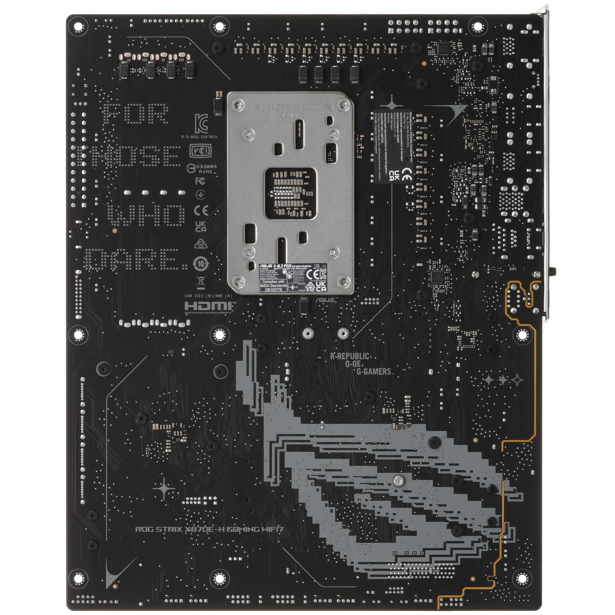 Материнская плата ASUS Rog Strix X870E-H Gaming WiFi7 (90MB1M90-M0EAY0)