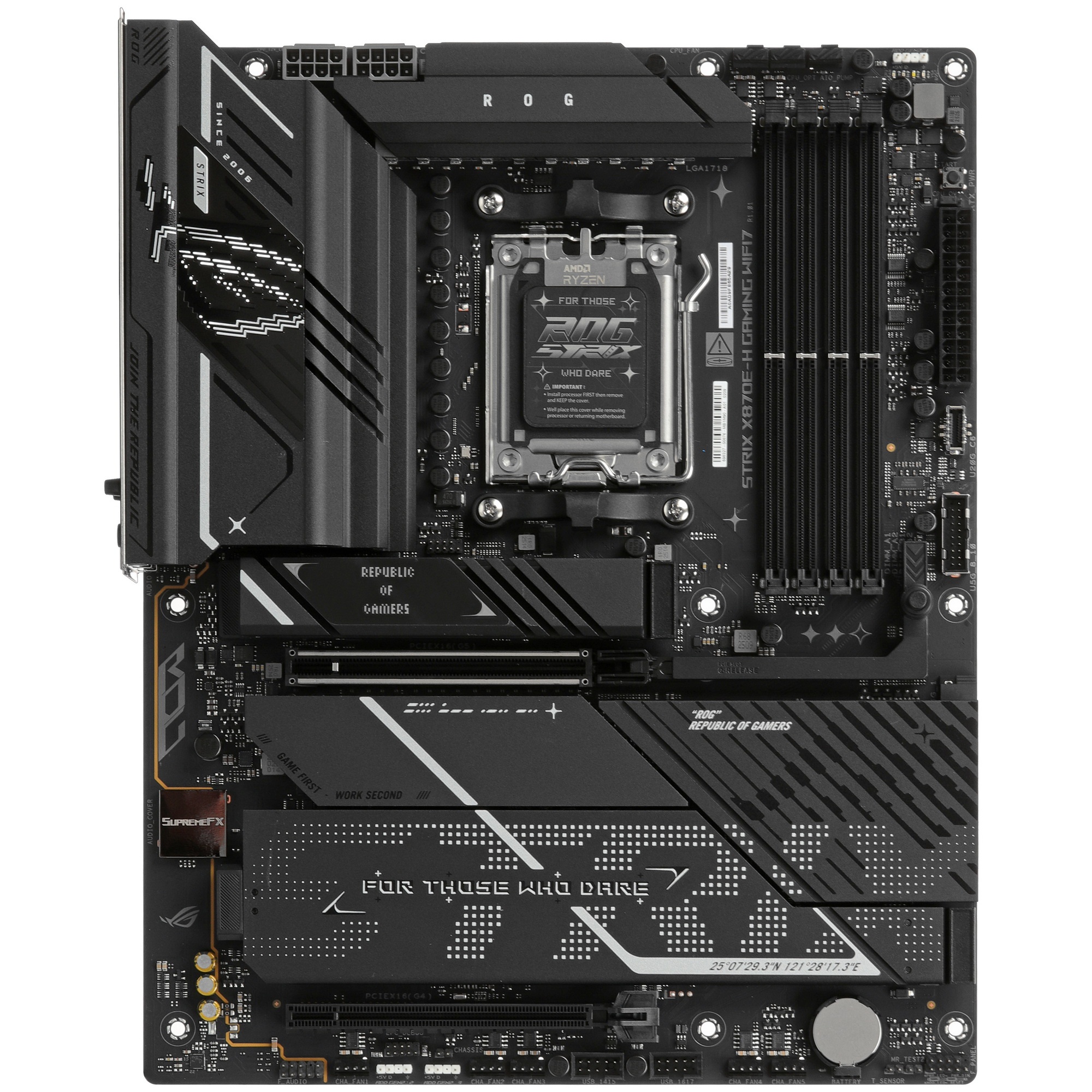 Материнская плата ASUS Rog Strix X870E-H Gaming WiFi7 (90MB1M90-M0EAY0)