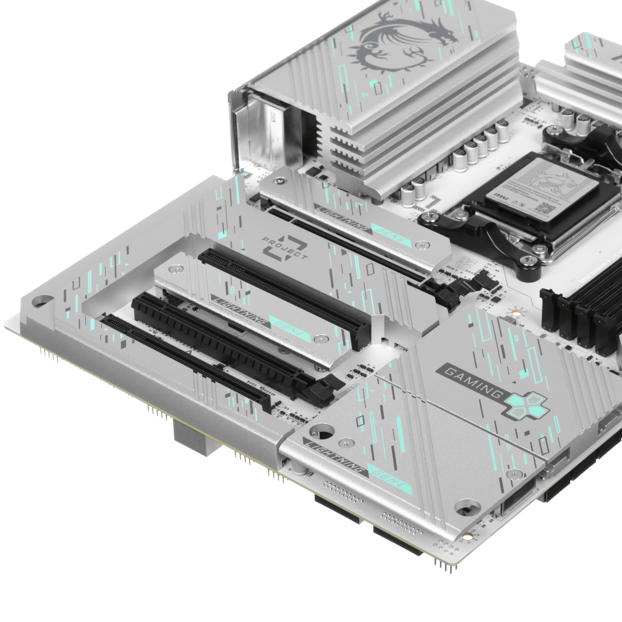 Материнская плата MSI B850 GAMING PLUS WIFI PZ B850, AM5, 4*DDR5, 4*PCIEx16, 3*M.2, 3*TypeC, 1*USB3.