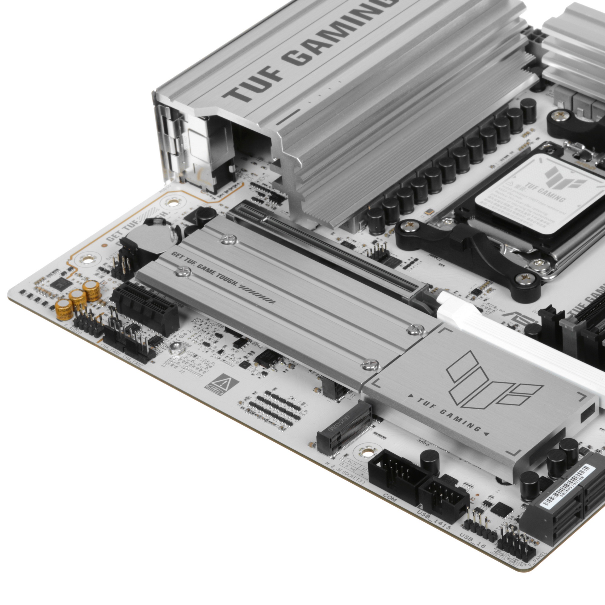 Материнская плата Asus TUF GAMING B850M-PLUS WIFI7 W SocketAM5 AMD B850 4xDDR5 mATX AC`97 8ch(7.1) 2