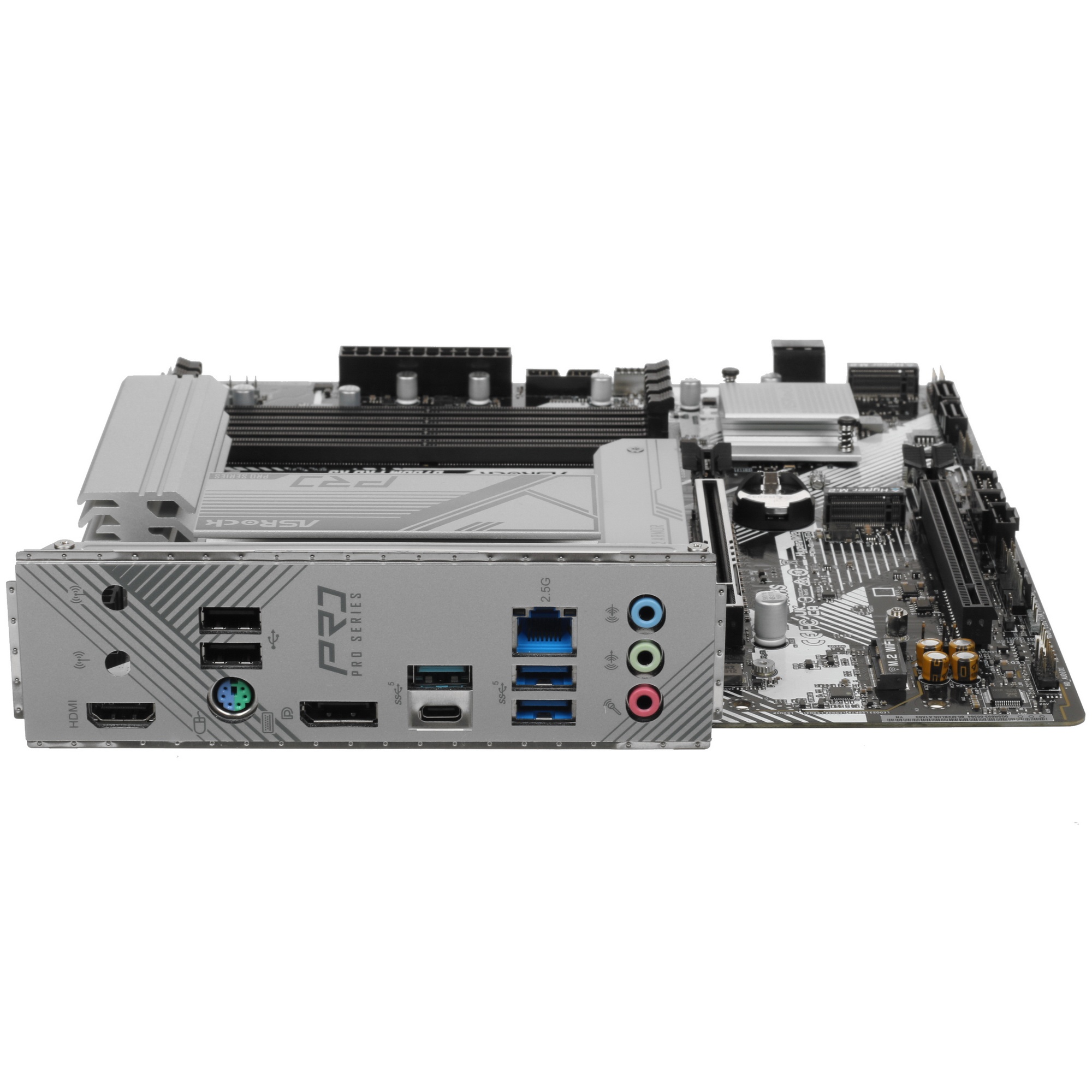 Материнская плата ASRock B760M Pro RS, Micro-ATX, LGA 1700, Intel B760, 4xDDR5, 4xSATA, 3xM.2, 1xPCI