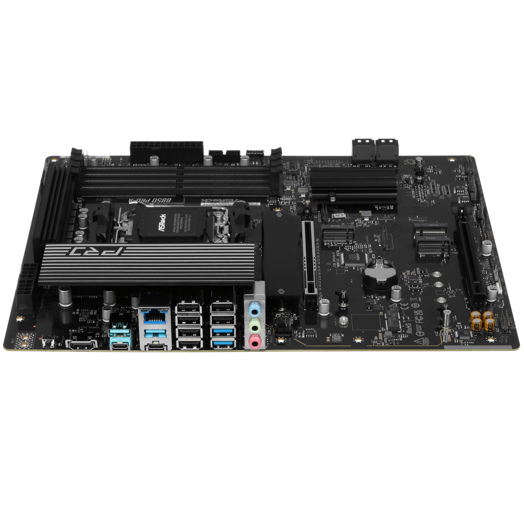 Материнская плата ASROCK B850 PRO-A, AM5, B850, 4*DDR5, 4*SATA, 4*M.2, 6*USB 2.0, 4*USB 3.2, 2*Type-