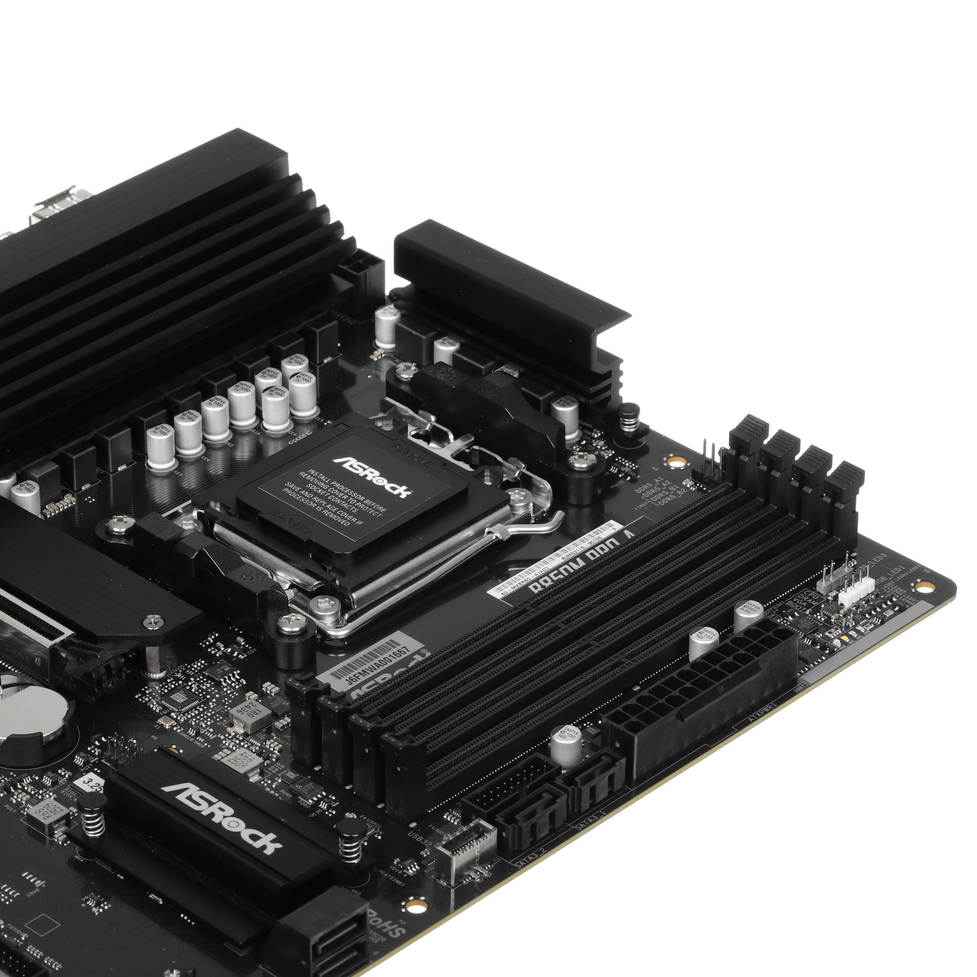 Материнская плата ASROCK B850M PRO-A, AM5, B850, 4*DDR5, 4*SATA, 4*M.2, 4*USB 2.0, 3*USB 3.2, 2*Type