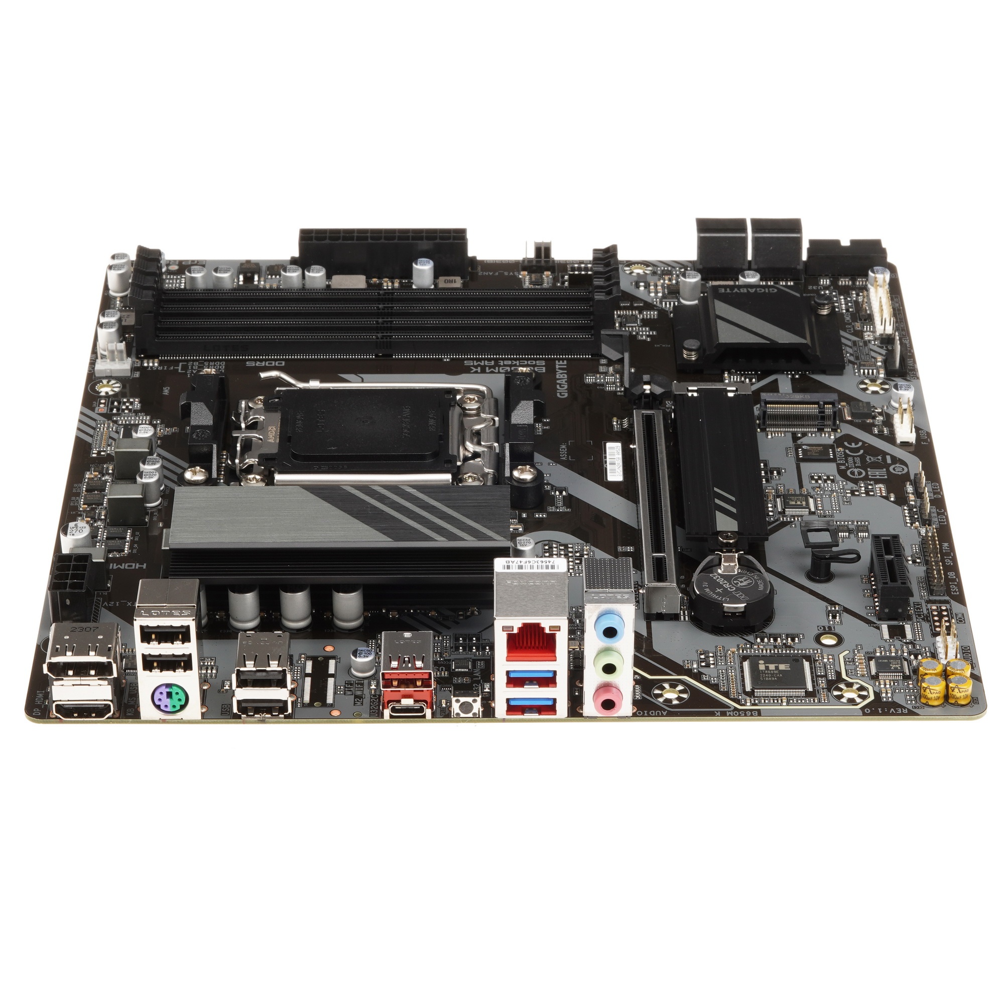 Материнская плата Gigabyte B650M K Socket AM5 AMD B650 4xDDR5 mATX AC`97 8ch(7.1) 2.5Gg RAID+HDMI