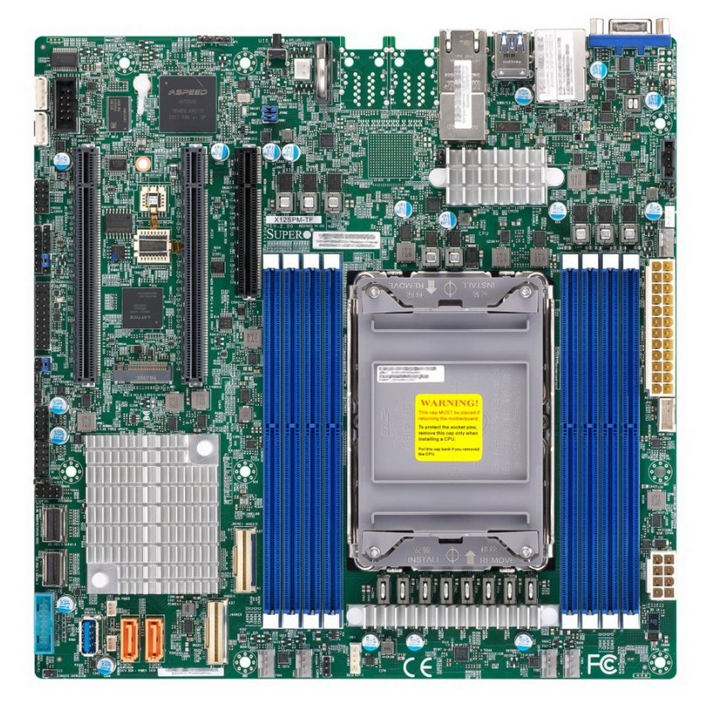 Материнская плата Supermicro MBD-X12SPM-TF-B Micro ATX Server Motherboard LGA 4189 C621A