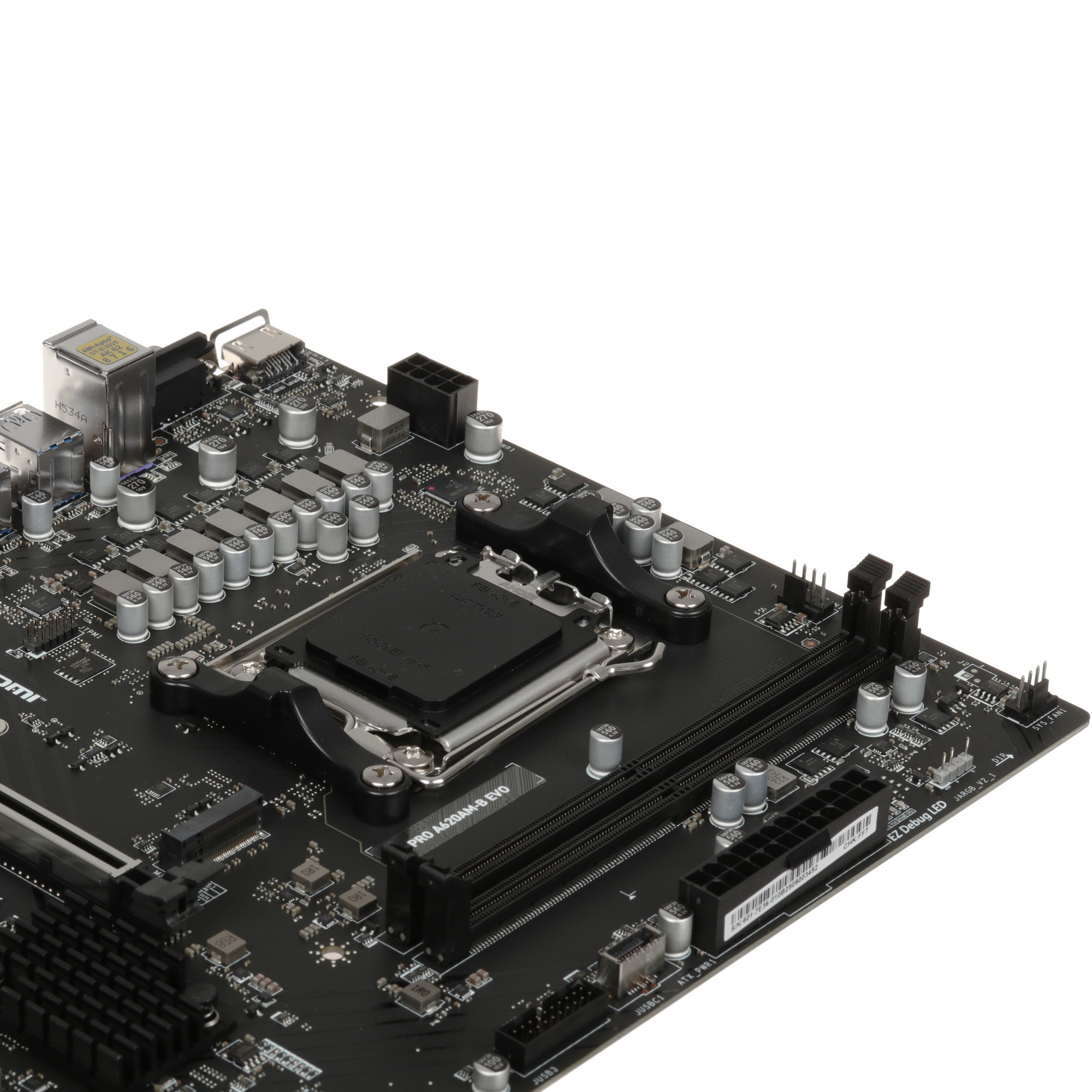 Материнская плата MSI PRO A620AM-B EVO A620, AM5, 2*DDR5, 1*PCIEx16, 1*PCIEx1, 1*M.2, 1*TypeC, 6*USB