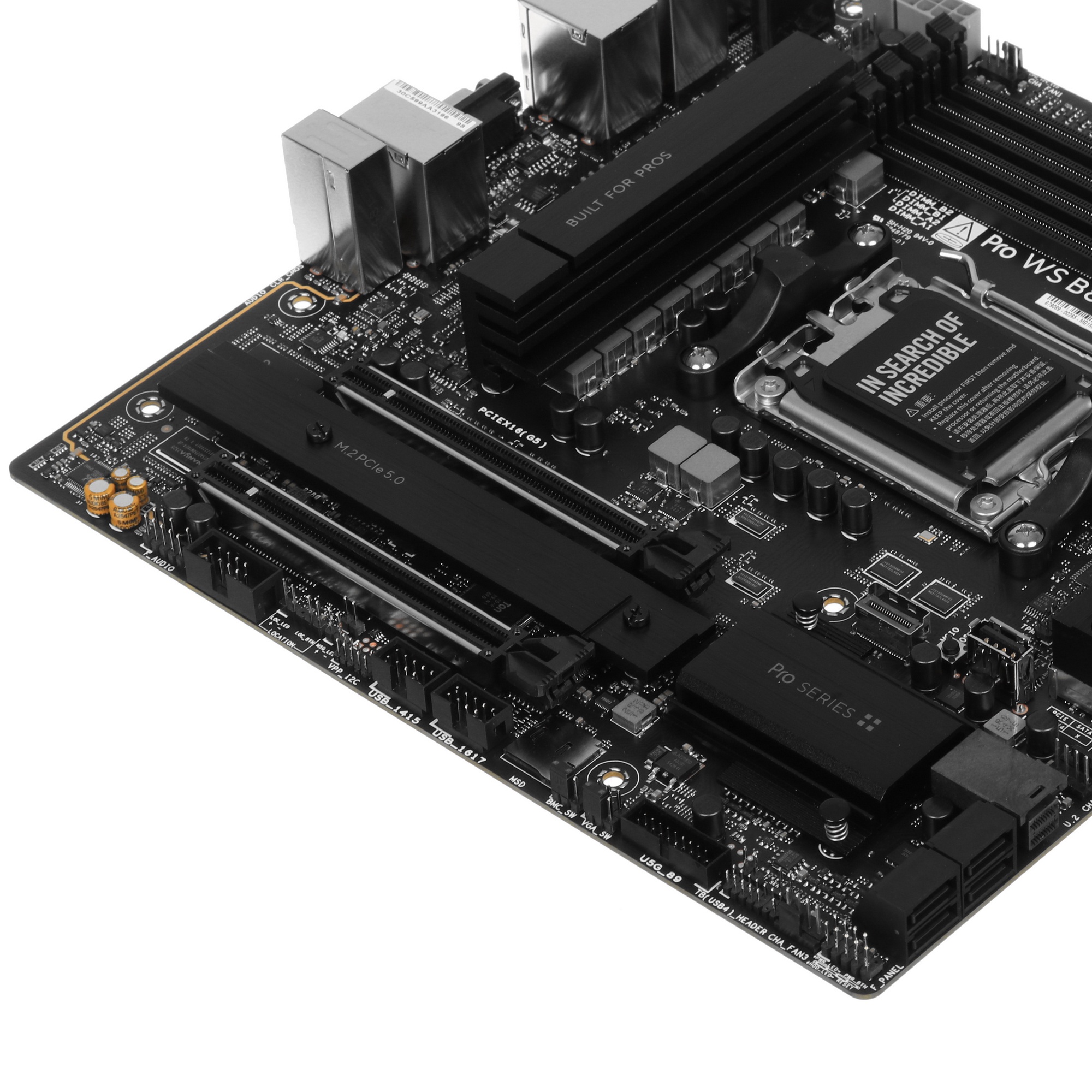 Материнская плата ASUS PRO WS B850M-ACE SE AM5 ATX 4xDDR5 2xPCIEx16 2xM.2 2хUSB-C DP HDMI VGA 10GLAN