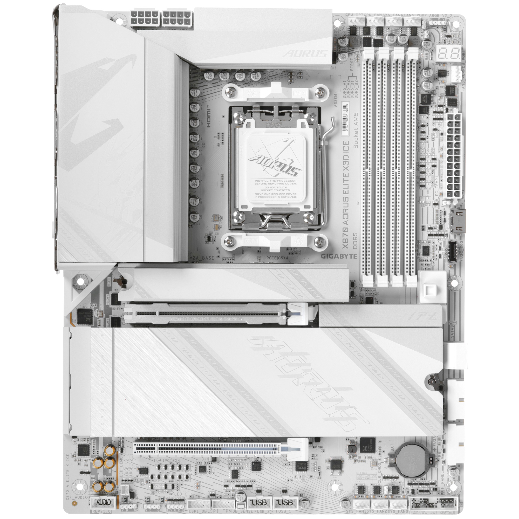 Материнская плата Gigabyte X870 AORUS ELITE X ICE