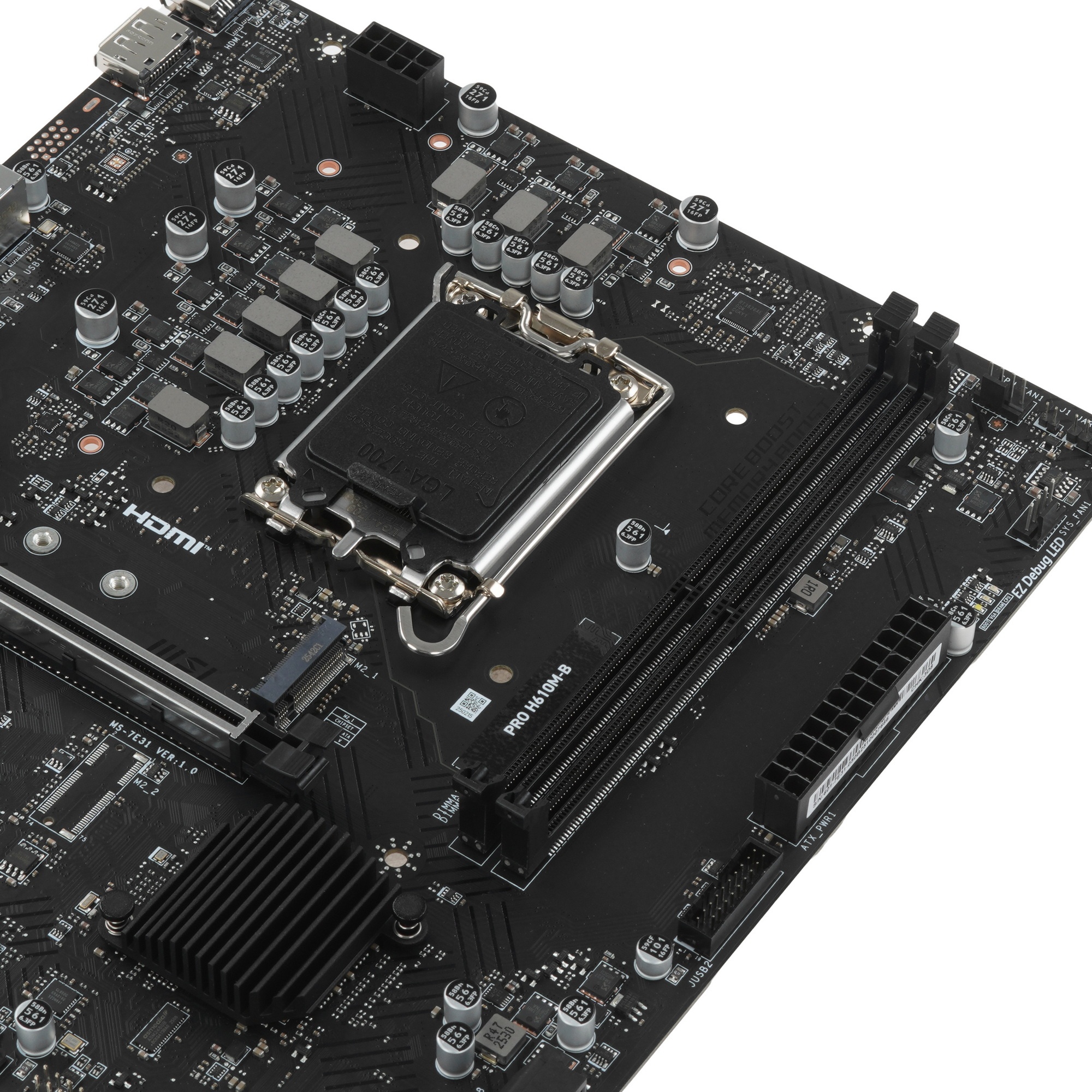 Материнская плата H610 S1700 MATX PRO H610M-B MSI