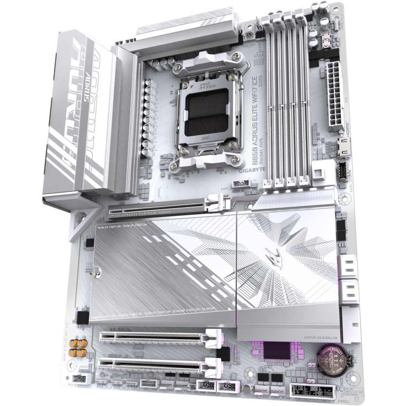 Материнская плата GigaByte B850 Aorus Elite WiFi7 Ice rev. 1.1
