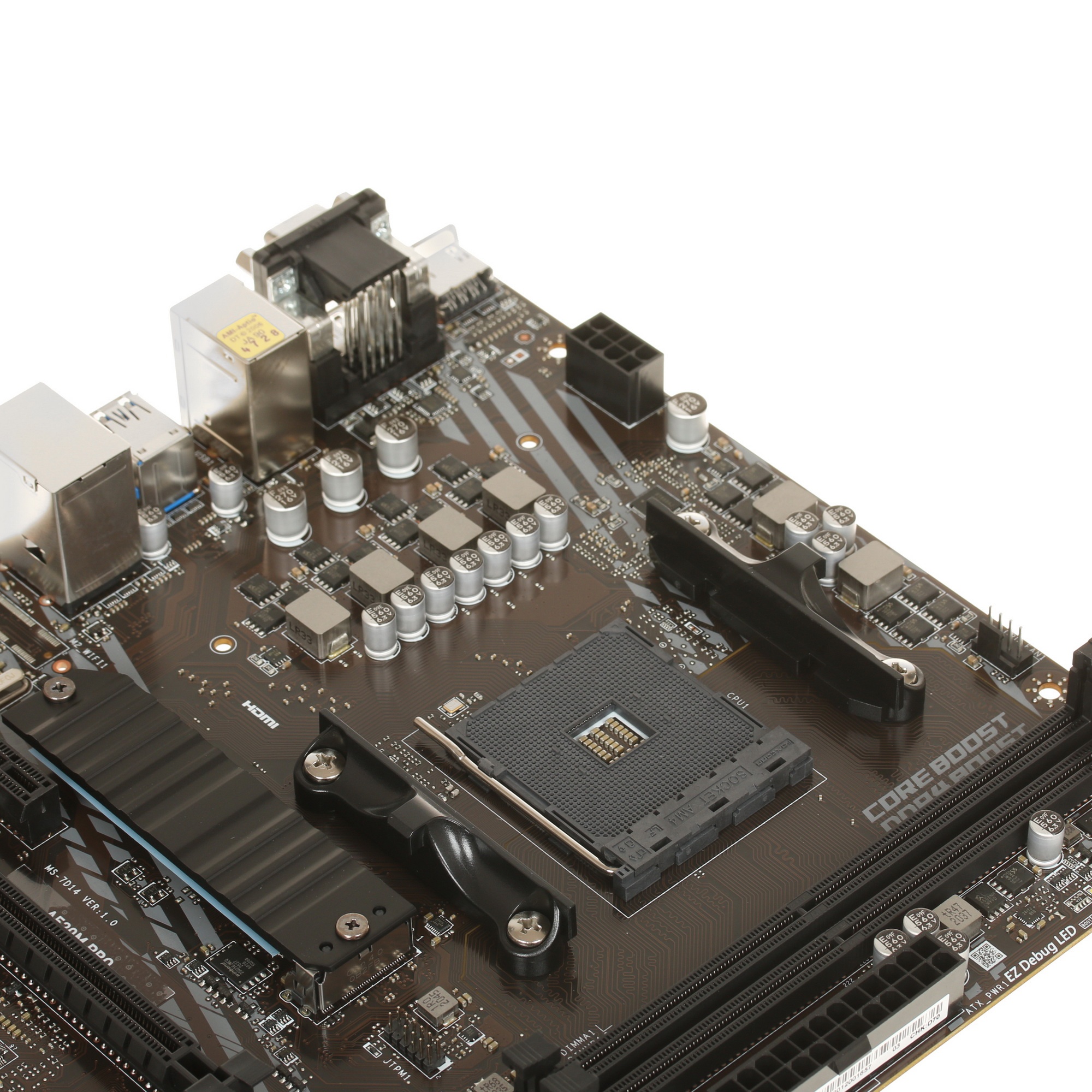 Материнская плата MSI A520M PRO, AM4, AMD A520, 2xDDR4, 4xSATA, 1xM.2, 1xPCIe 3.0 x16, 1xDVI-D, 1xHD