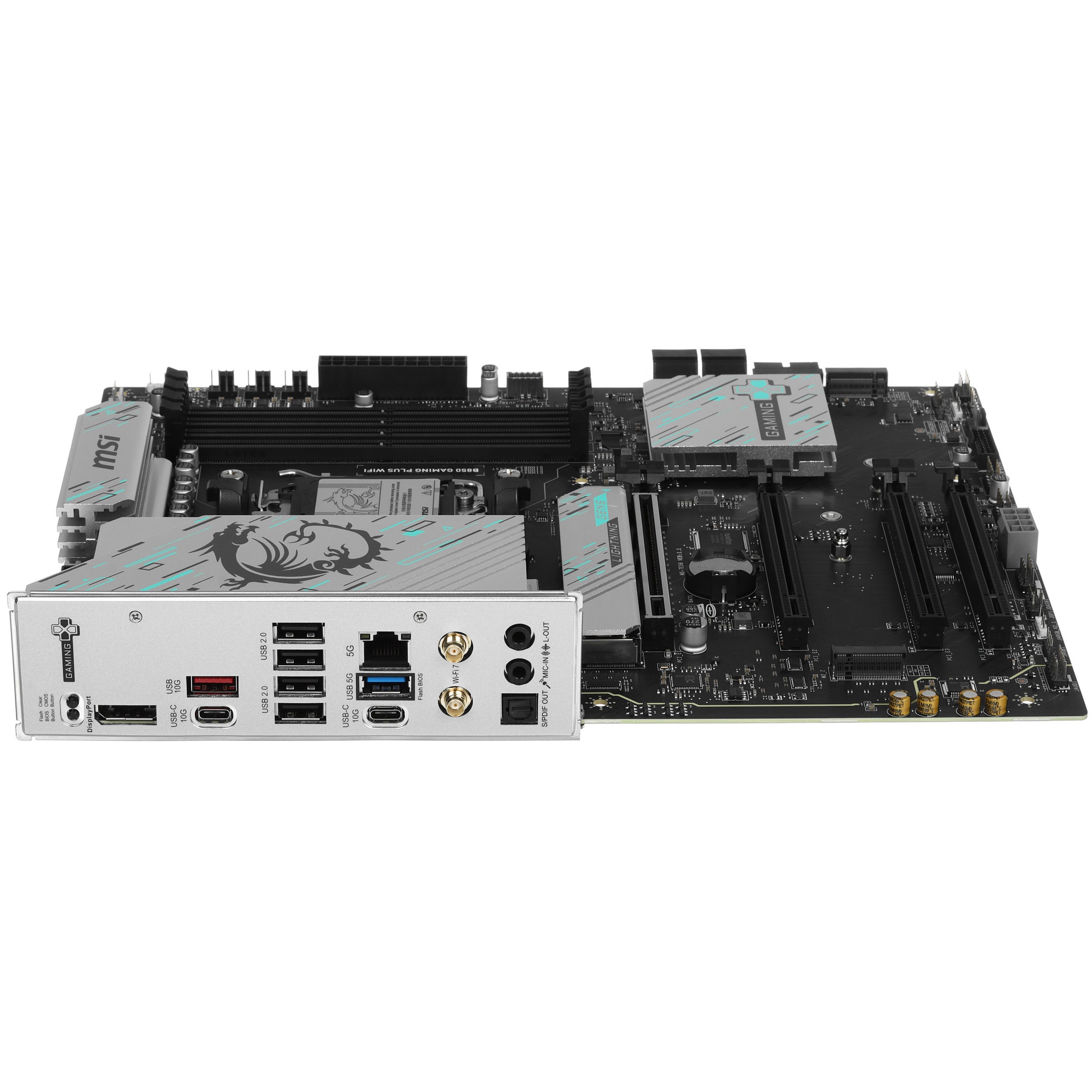 Материнская плата MSI B850 GAMING PLUS WIFI SocketAM5 AMD B850 4xDDR5 ATX AC`97 8ch(7.1) 5Gigabit RA