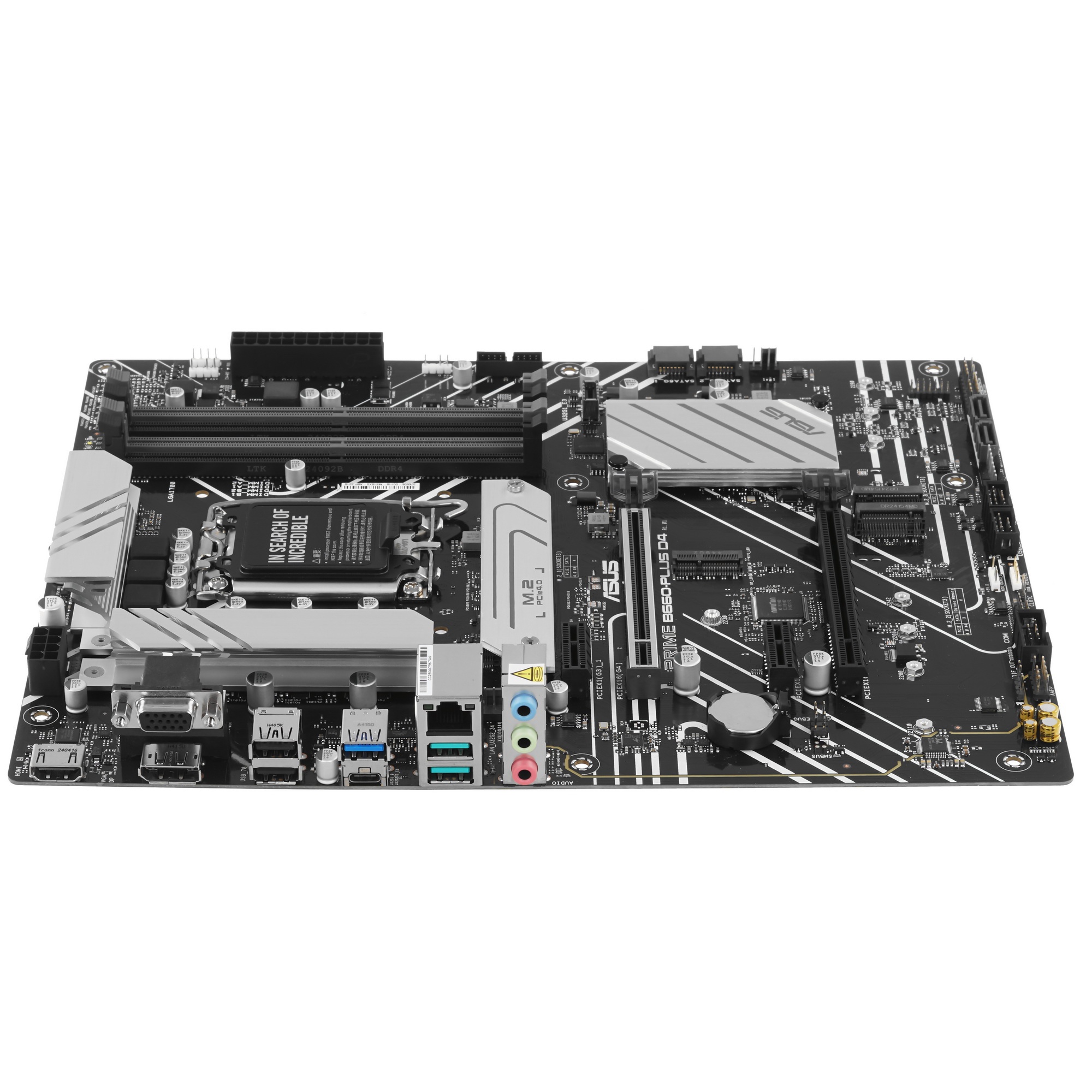 Материнская плата ASUS PRIME B660-PLUS D4, Socket LGA 1700, Intel B660, 4xDDR4, 4xSATA, 3xM.2, 1xPCI