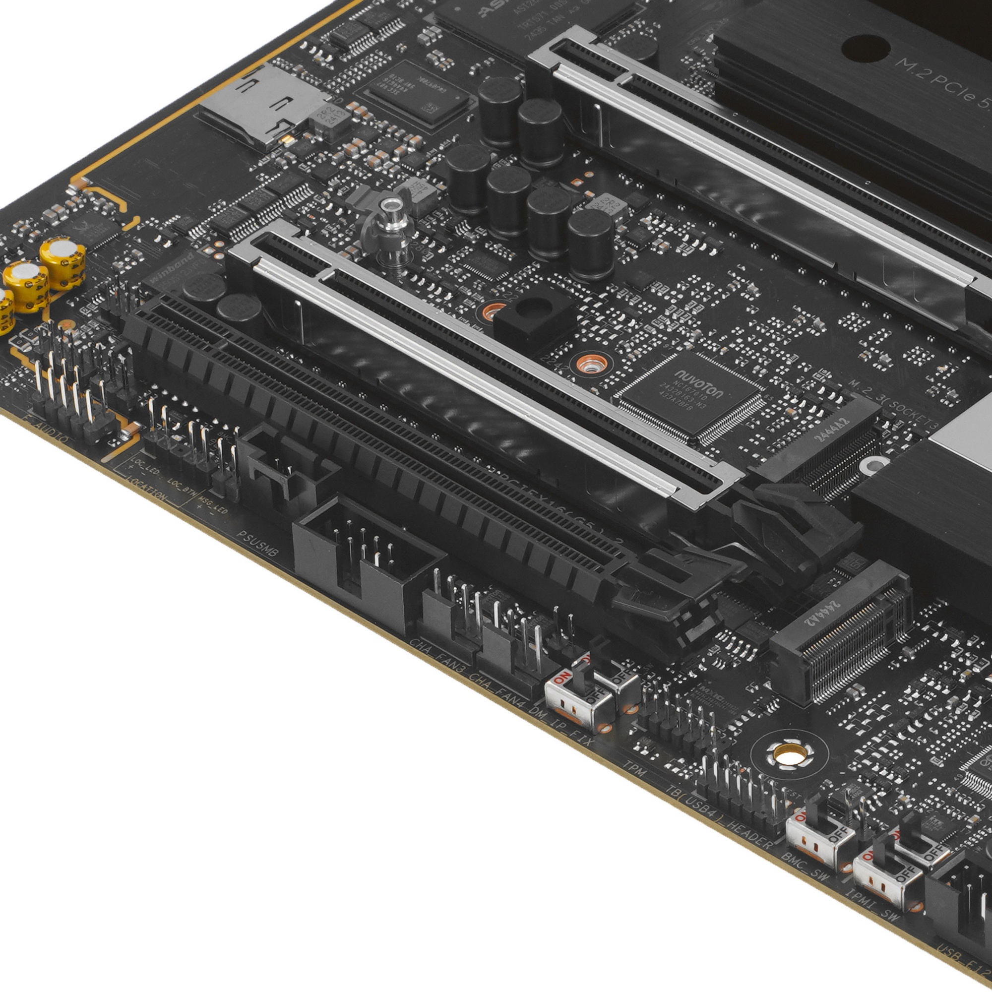 Материнская плата ASUS PRO WS Z890-ACE SE LGA1851 ATX 4хDDR5 3xPCIEx16 4xM.2 Thunderbolt USB-C HDMI