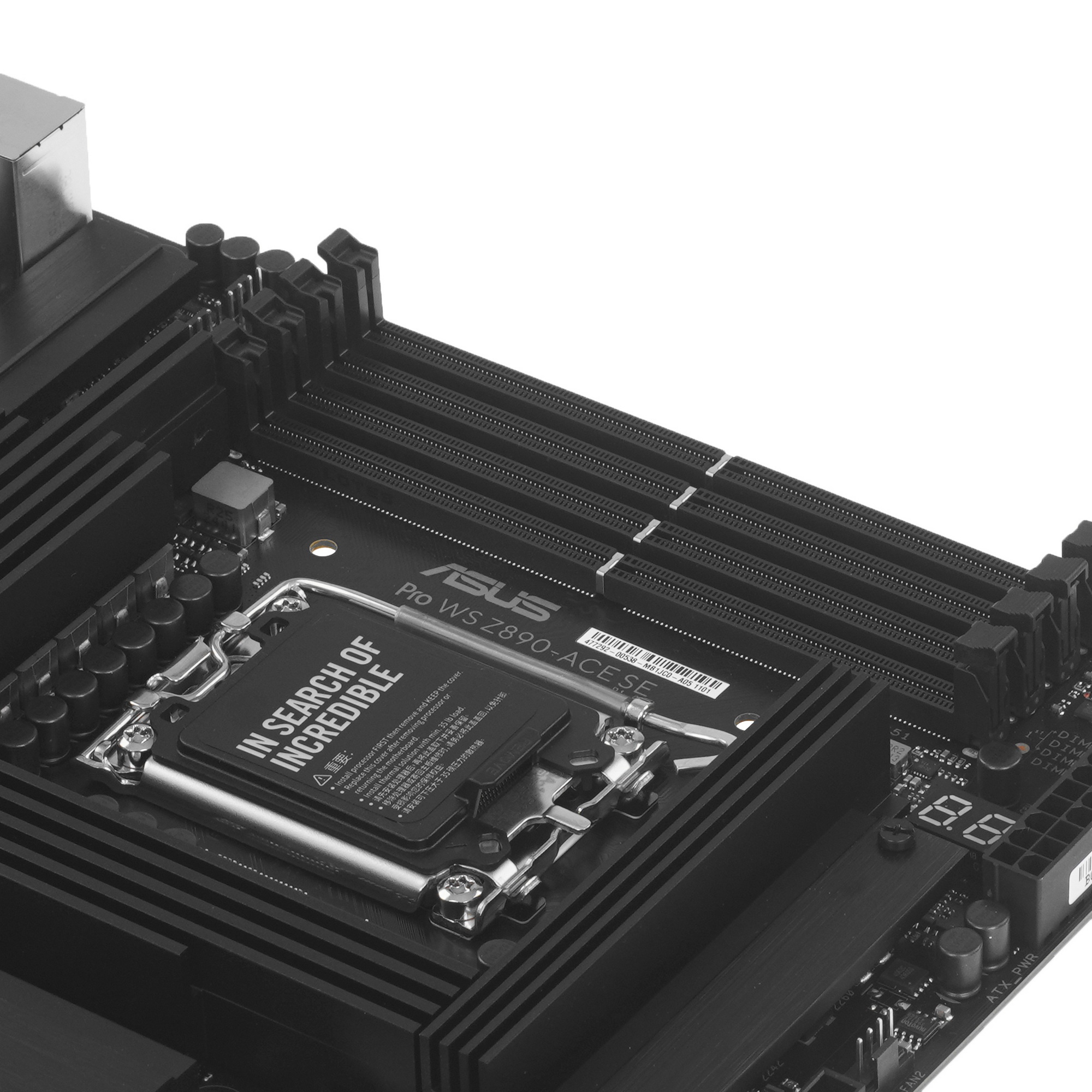 Материнская плата ASUS PRO WS Z890-ACE SE LGA1851 ATX 4хDDR5 3xPCIEx16 4xM.2 Thunderbolt USB-C HDMI