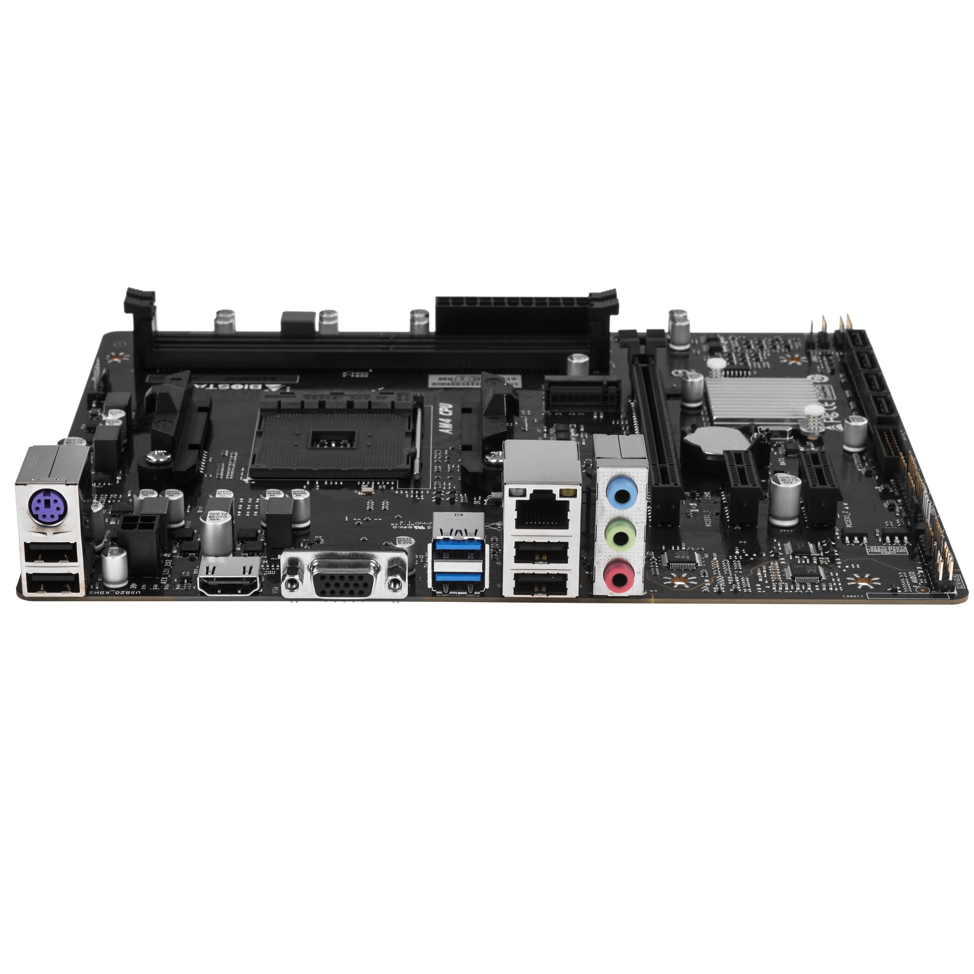 Материнская плата Biostar A520MHP, AM4, AMD A520, 2xDDR4, 4xSATA, 1xM.2, 1xPCI-E 3.0 x16, 2xPCI-E x1
