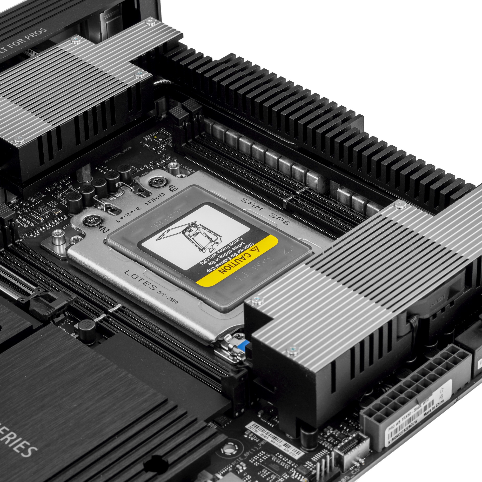 Материнская плата ASUS Pro WS TRX50-SAGE WIFI, sTR5, AMD TRX50, 4xDDR5, 4xSATA, 3xM.2, 1xSlimSAS, 1x