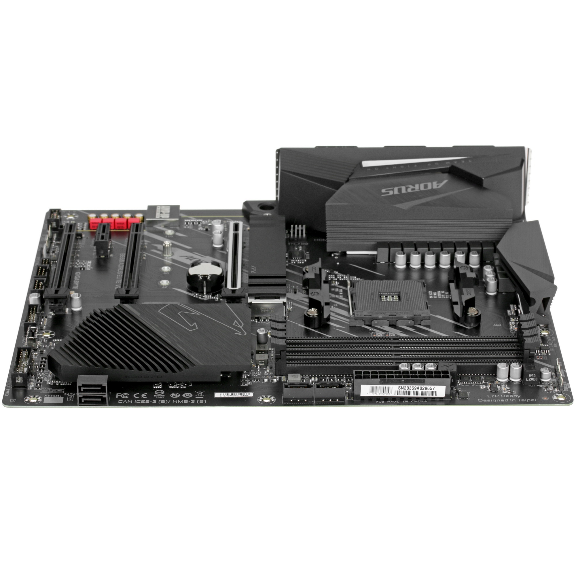 Материнская плата Gigabyte B550 AORUS ELITE V2 Soc-AM4 AMD B550 4xDDR4 ATX AC`97 8ch(7.1) 2.5Gg RAID