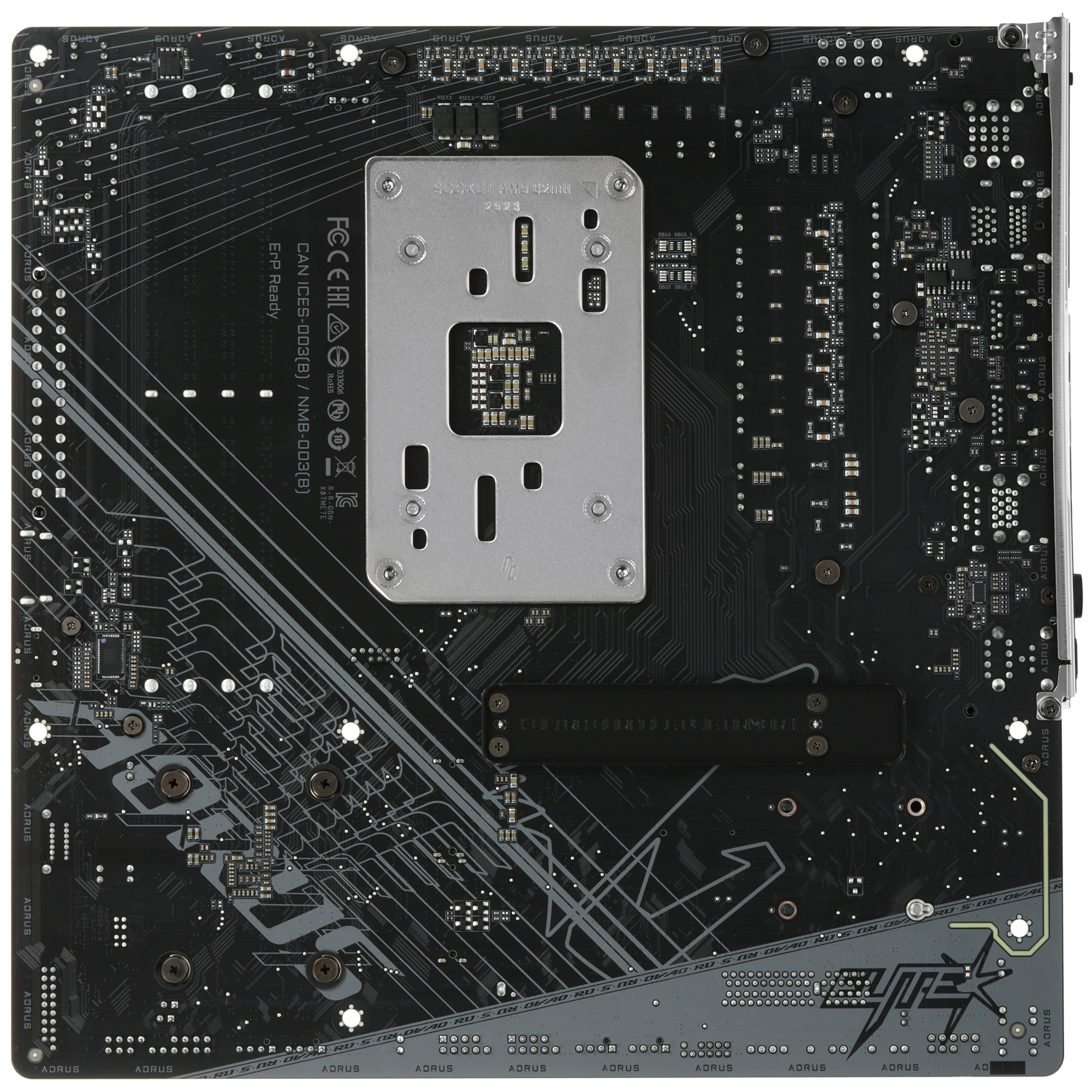 Материнская плата Gigabyte X870M AORUS ELITE WIFI7, AM5, AMD X870, 4xDDR5, 4xSATA, 4xM.2, 1xPCIe 5.0