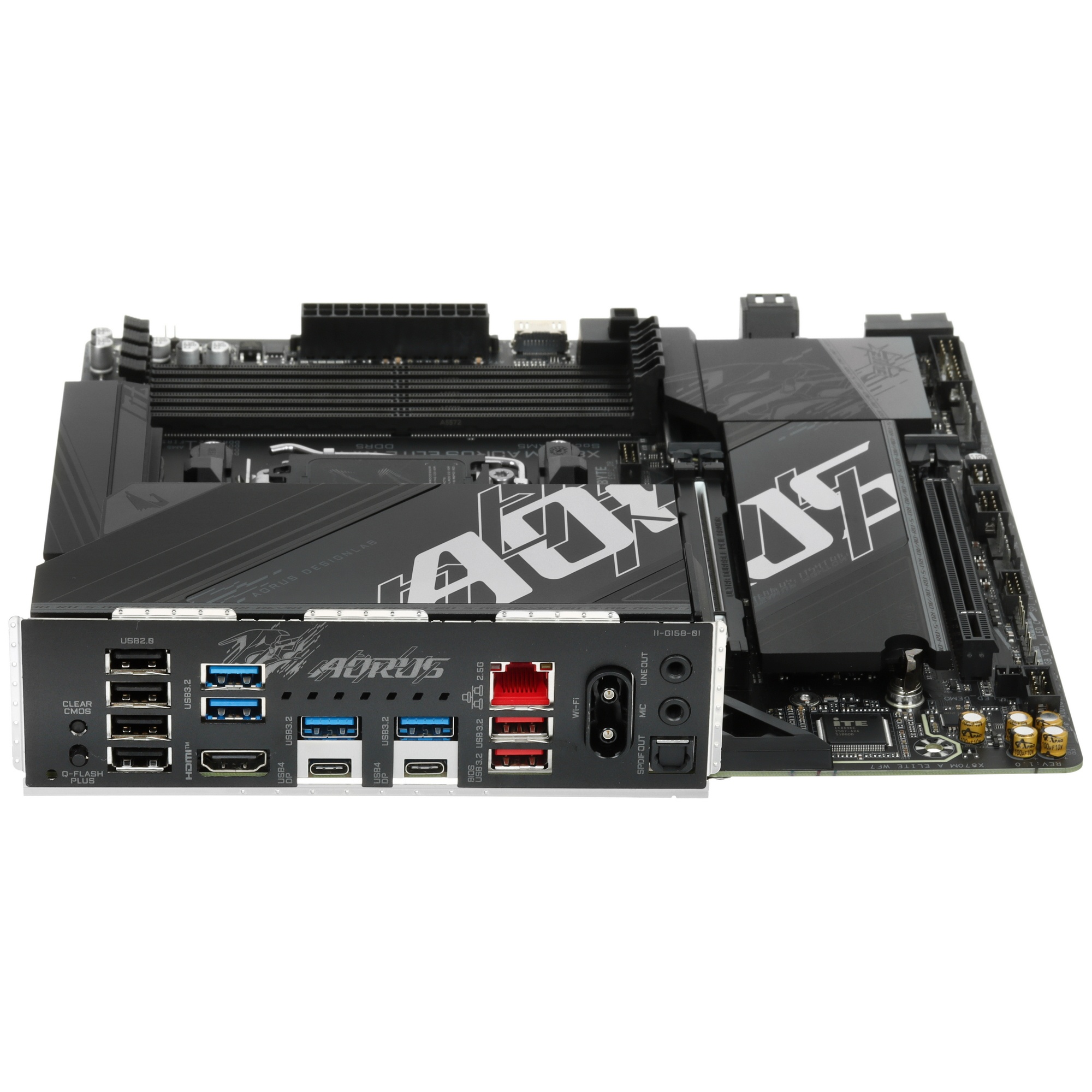 Материнская плата Gigabyte X870M AORUS ELITE WIFI7, AM5, AMD X870, 4xDDR5, 4xSATA, 4xM.2, 1xPCIe 5.0