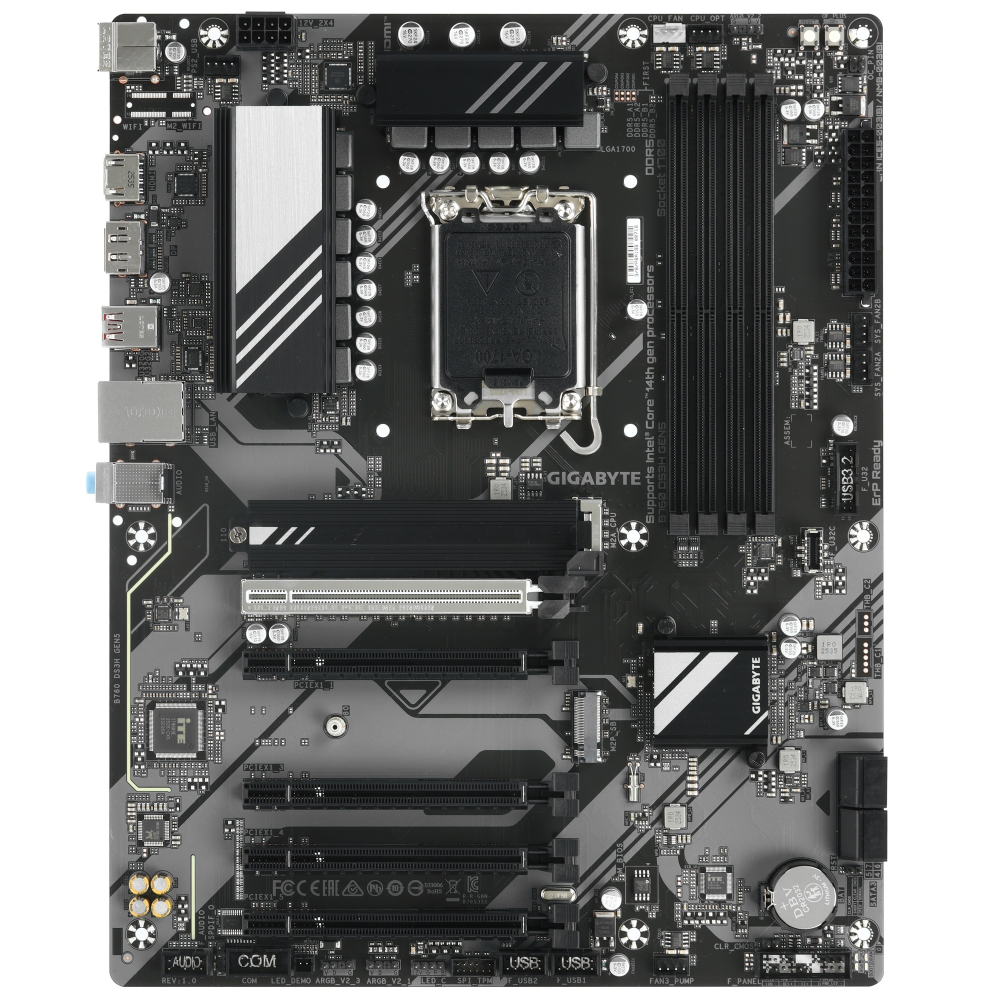 Материнская плата Gigabyte B760 DS3H GEN5, RTL