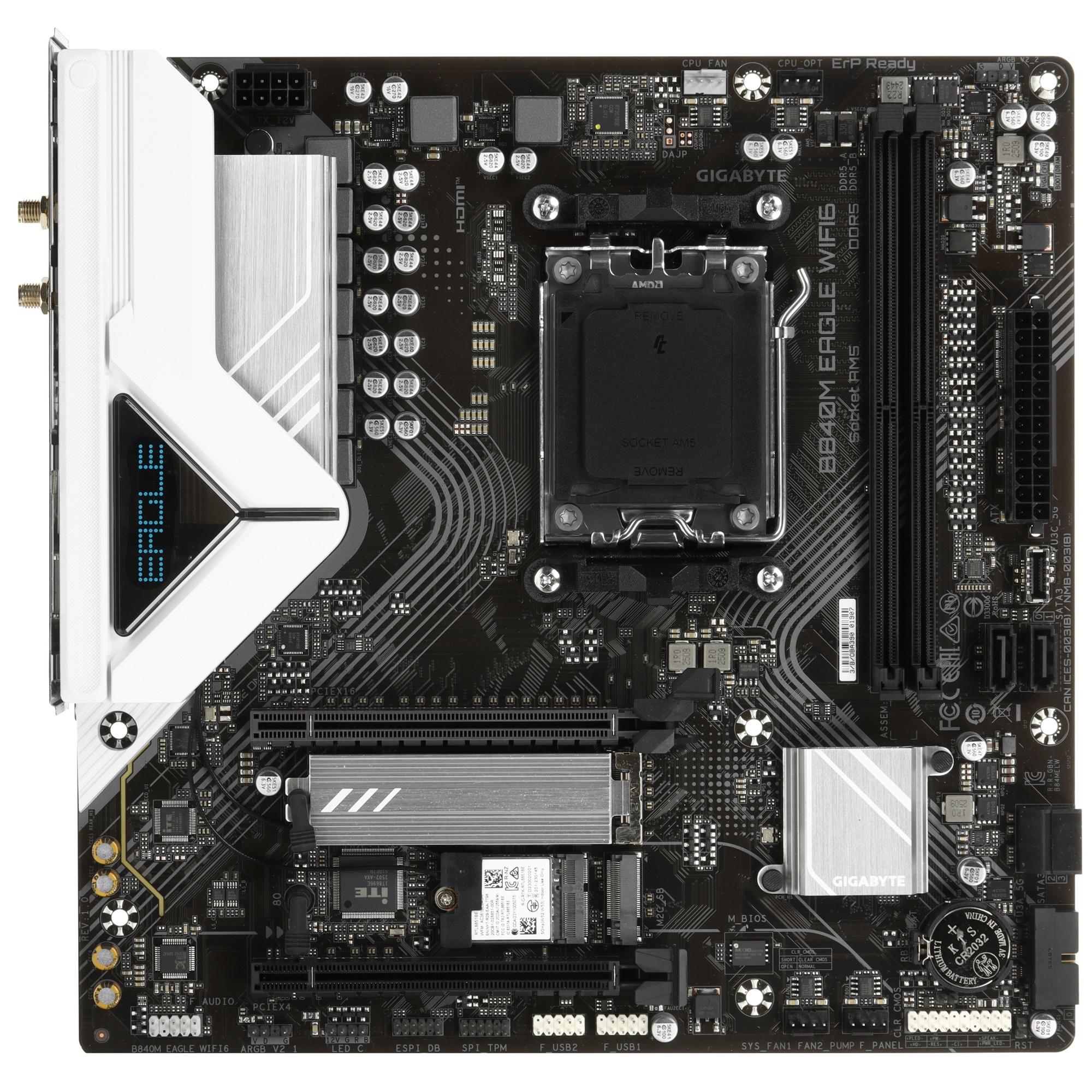 Материнская плата Gigabyte B840M EAGLE WIFI6, RTL