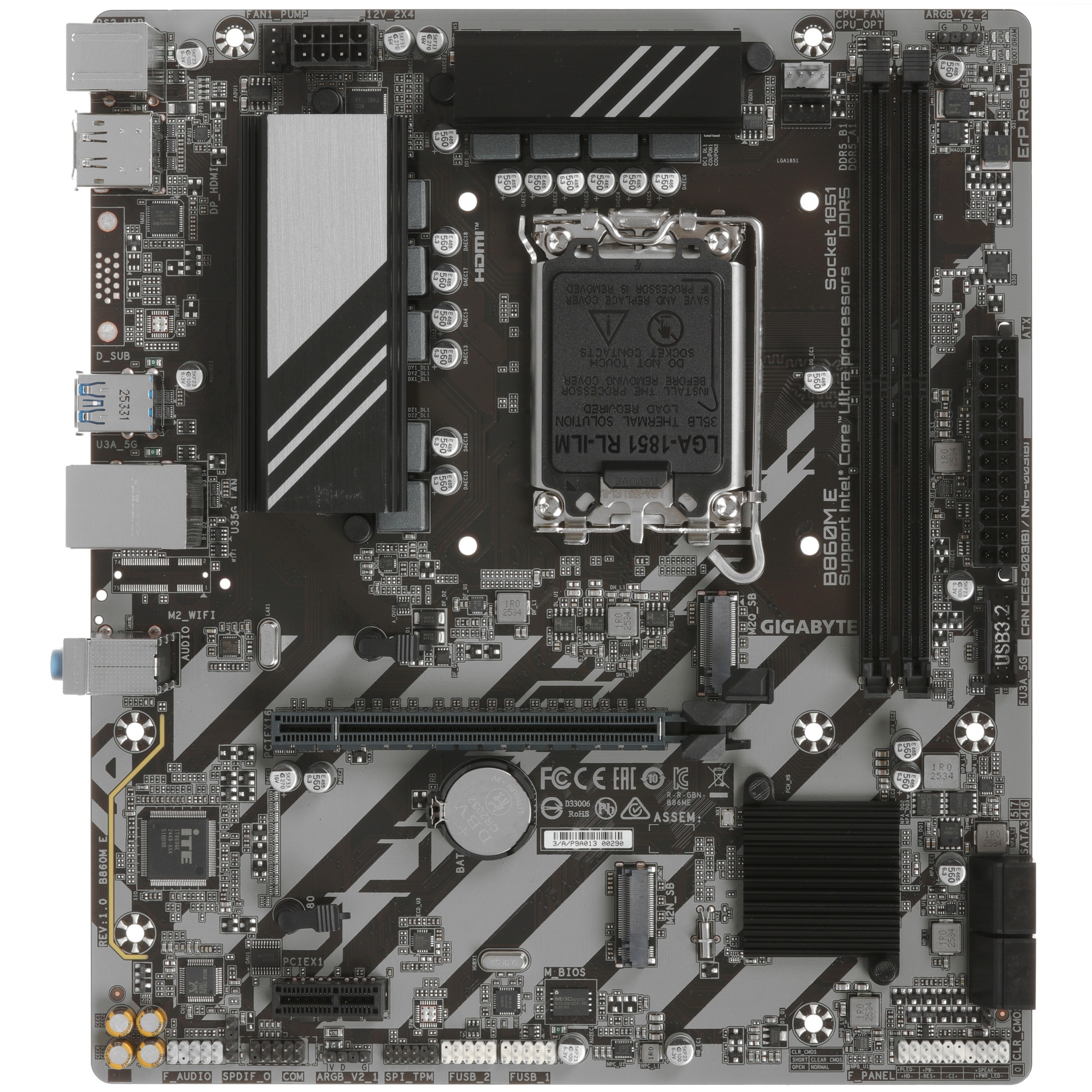 Материнская плата Gigabyte B860M E, RTL