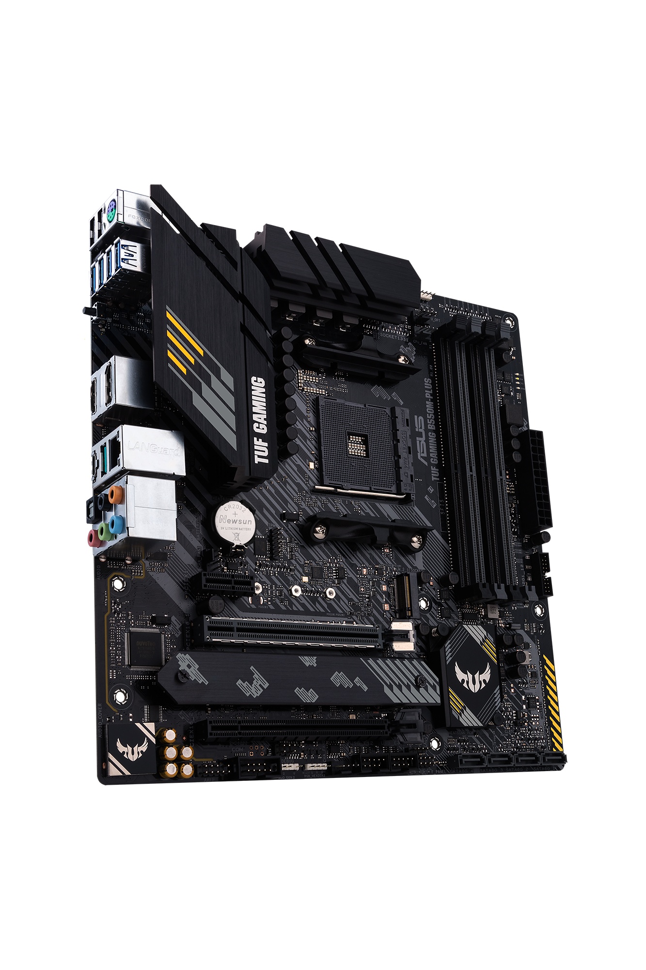 Материнская плата mATX ASUS TUF GAMING B5M-PLUS (AM4, AMD B5, 4*DDR4(40), 4*SATA 6G RAID, 2*M.2, 3*P