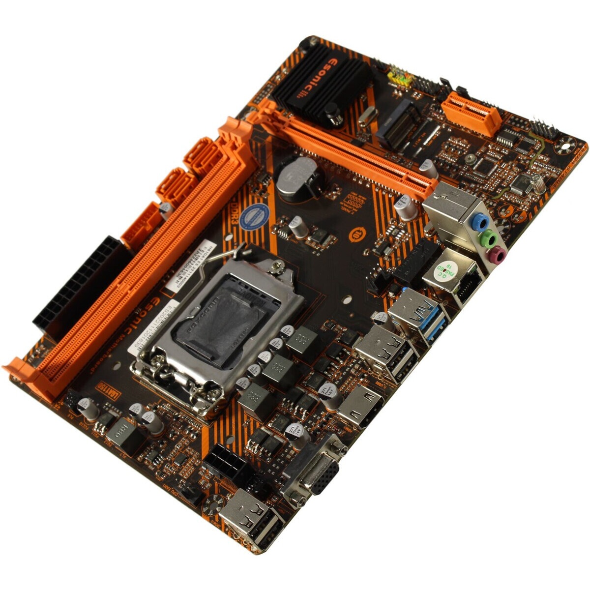 Материнская плата Esonic H81DA1, Socket 1150, Intel®H81, 2xDDR3-1333, D-SUB+HDMI, 1xPCI-Ex16, 1xPCI-