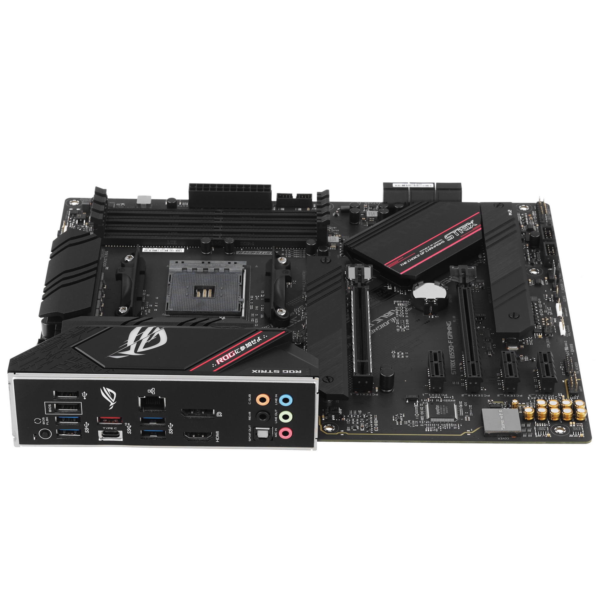 Материнская плата ASUS ROG STRIX B550-F GAMING, AM4, AMD B550, 4xDDR4, 6xSATA, 2xM.2, 1xPCI-E 3.0 x1