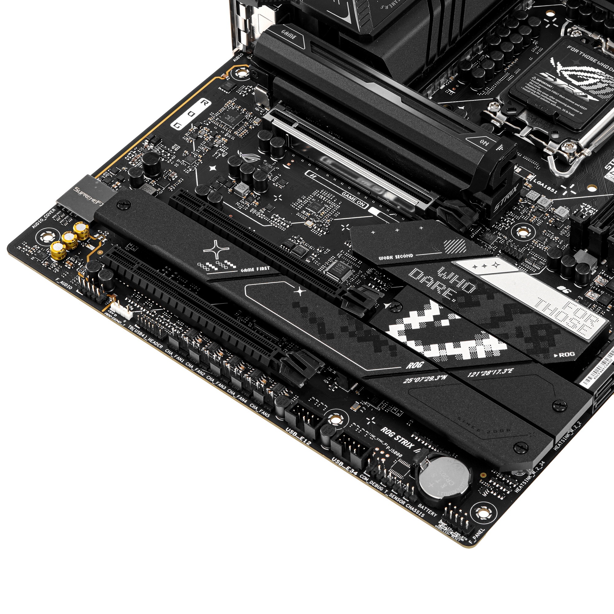 Материнская плата ASUS ROG STRIX Z890-H GAMING WIFI, LGA1851, Intel Z890, 4xDDR5, 4xSATA, 4xM.2, 1xP