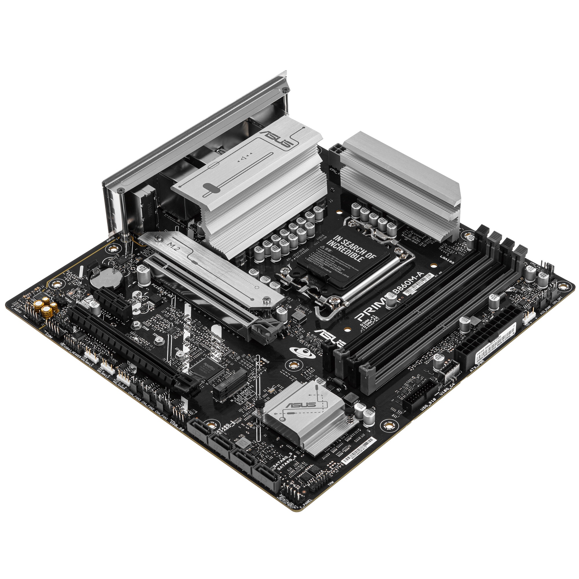 Материнская плата ASUS PRIME B860M-A-CSM, LGA1851, Intel B860, 4xDDR5, 4xSATA, 2xM.2, 1xPCIe 5.0 x16