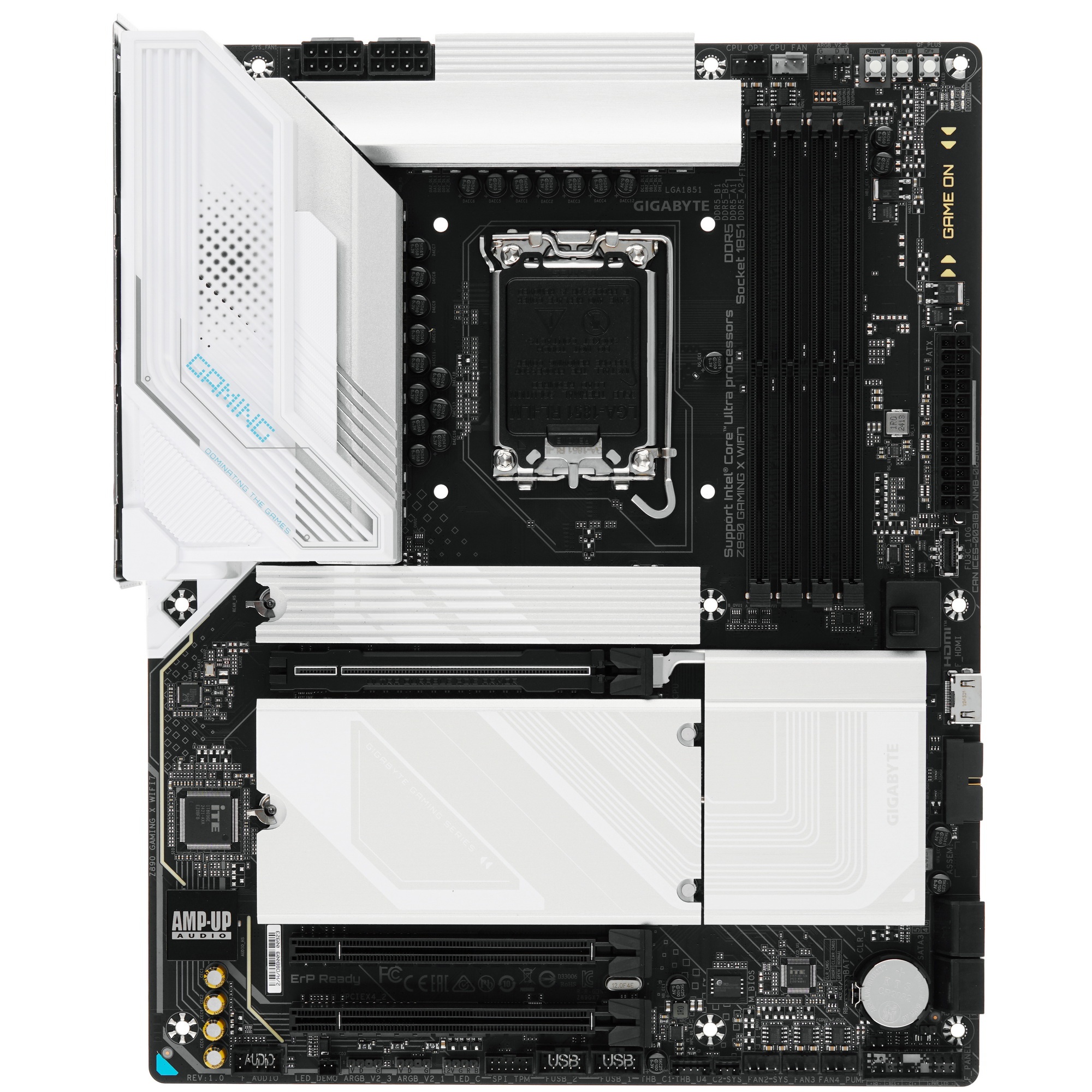 Материнская плата Gigabyte Z890 GAMING X WIFI7, LGA 1851, Intel Z890, 4xDDR5, 4xSATA, 4xM.2, 1xPCIe